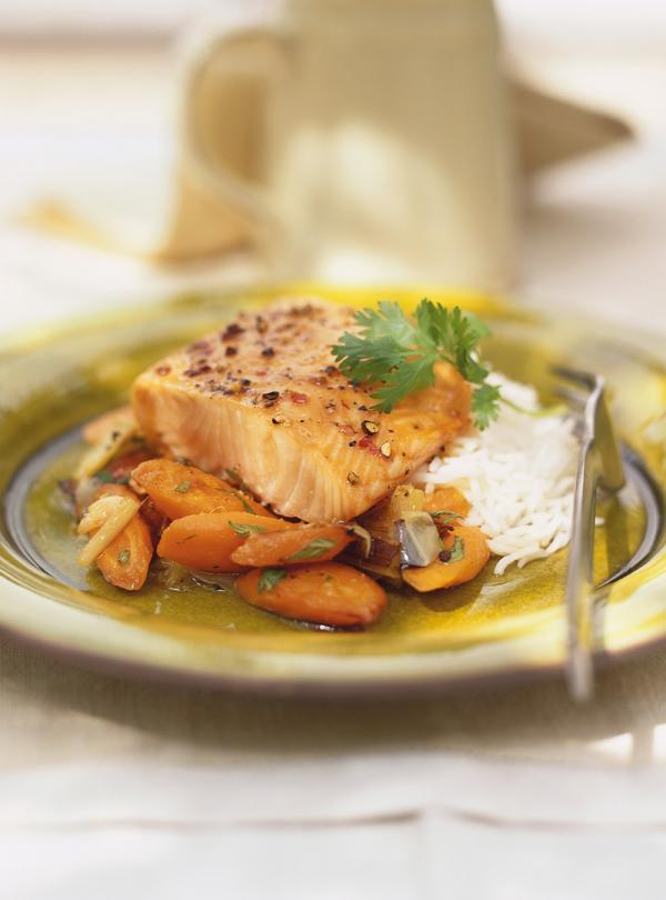 Grilled Salmon With Honey And Cilantro Ricardo
