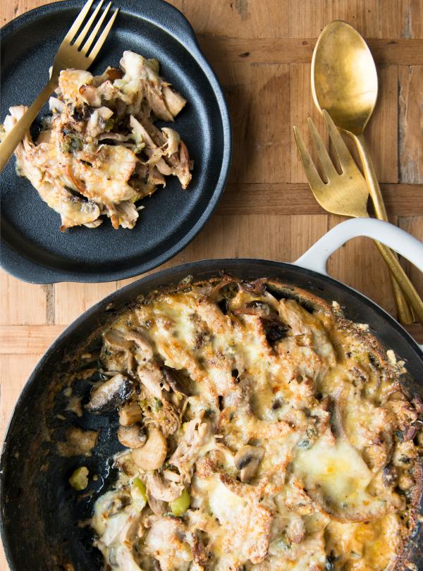 Turkey and Mushroom Gratin Ricardo
