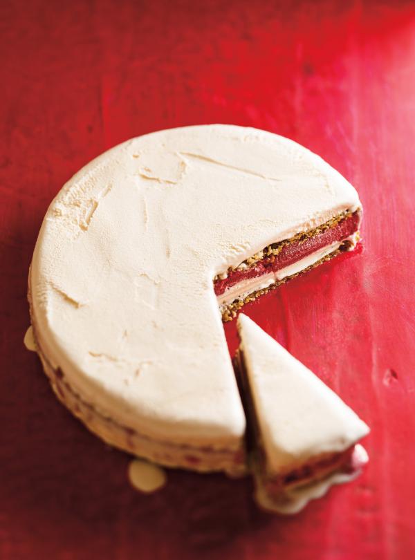 Gateau Glace A La Pistache Et Aux Framboises Ricardo