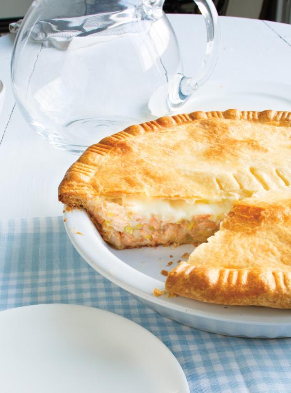 Pâté au saumon et béchamel surprise de Brigitte Ricardo