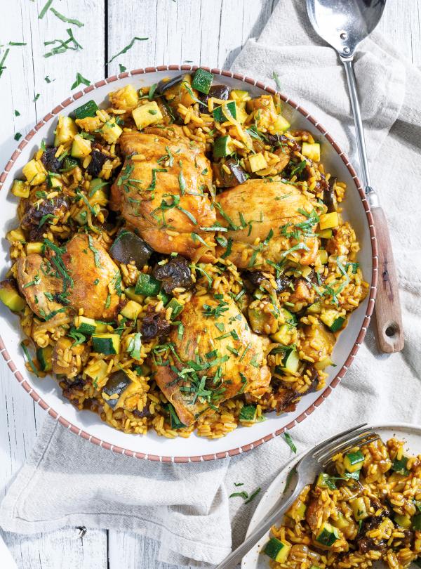 Poulet aux pruneaux façon tajine Ricardo