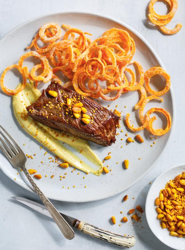 Steak and Sweet Potato Fries Ricardo