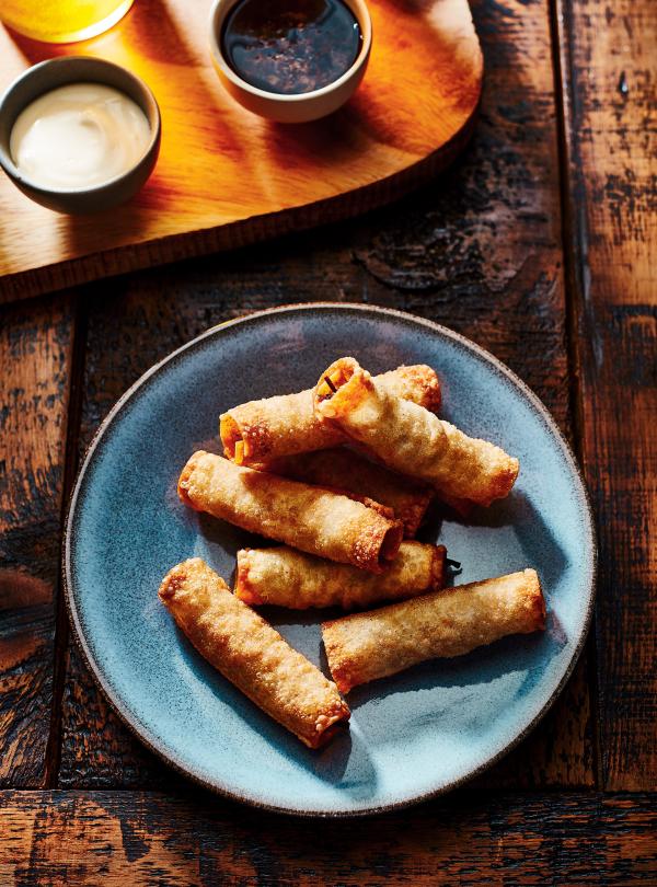 Mini egg rolls (lumpias) au porc Ricardo