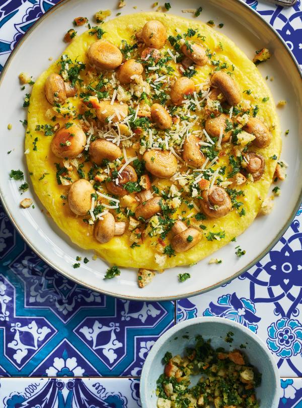 Mushroom Omelette with Herbed Bread Crumbs Ricardo