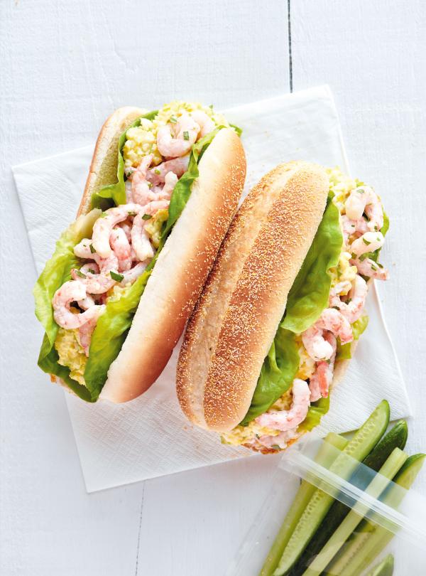 Sandwichs Aux Oeufs Et Aux Crevettes Nordiques Ricardo