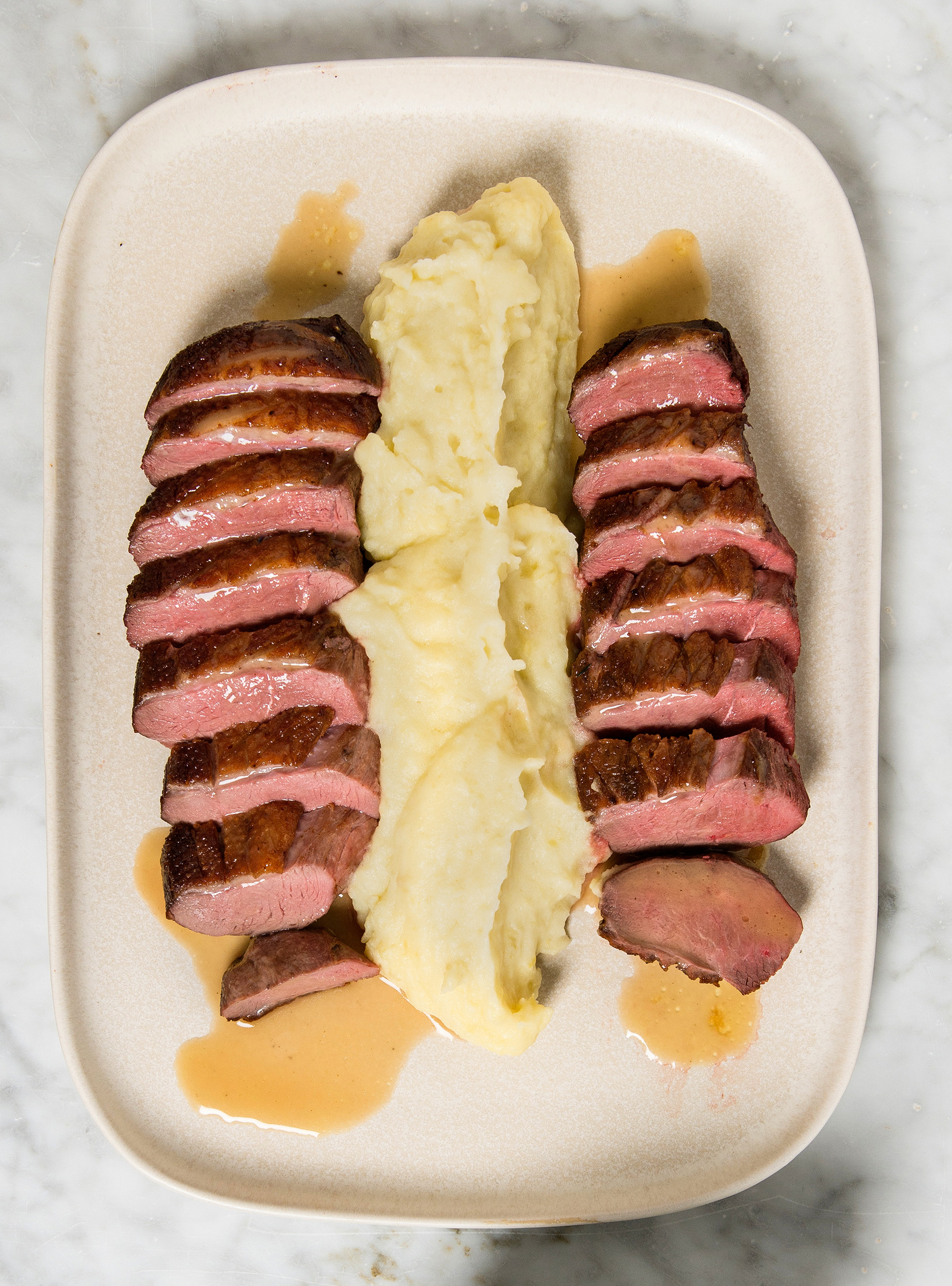 Duck Breast with Whisky and Spice Sauce