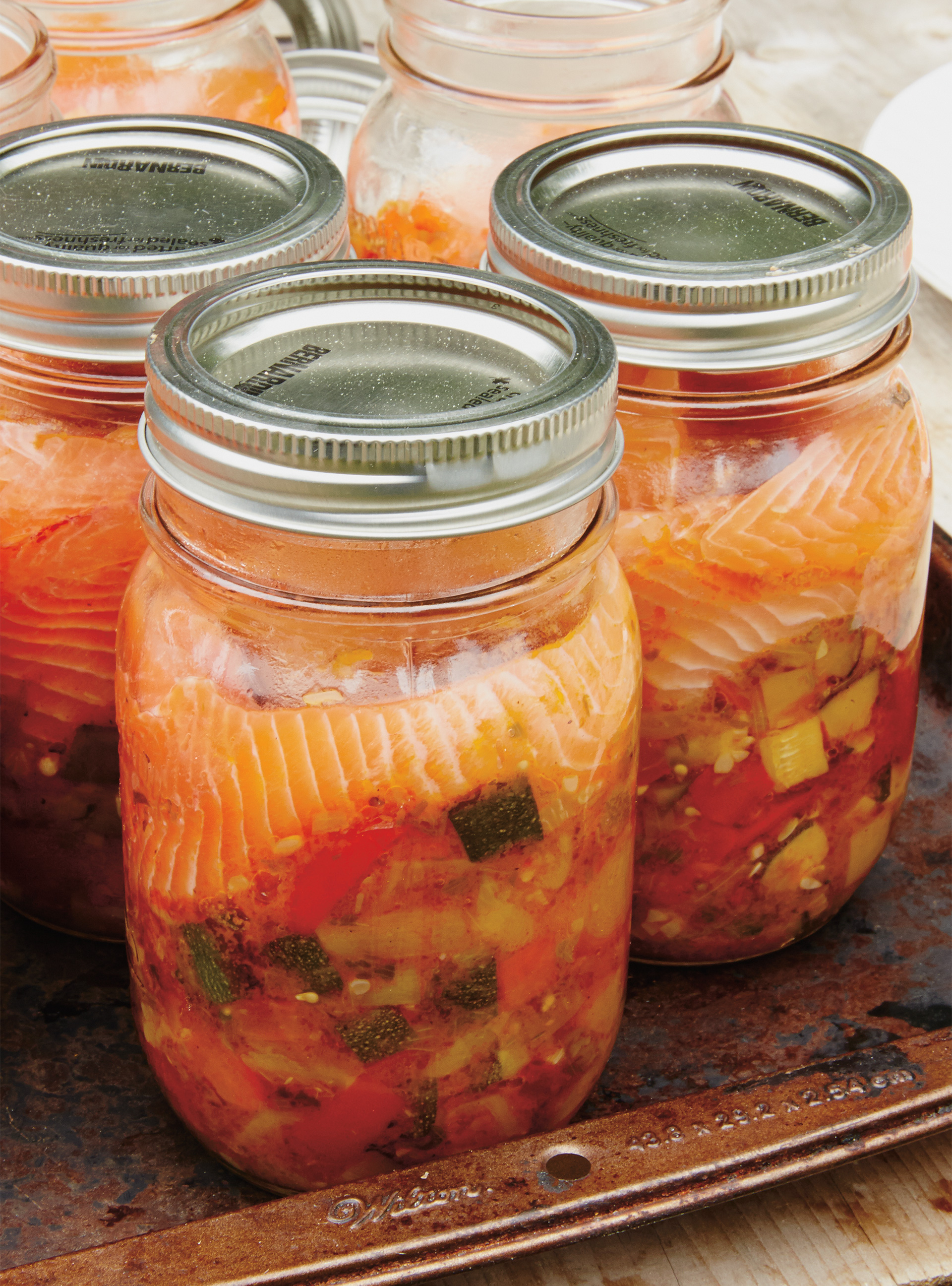 Ratatouille Jars with Trout