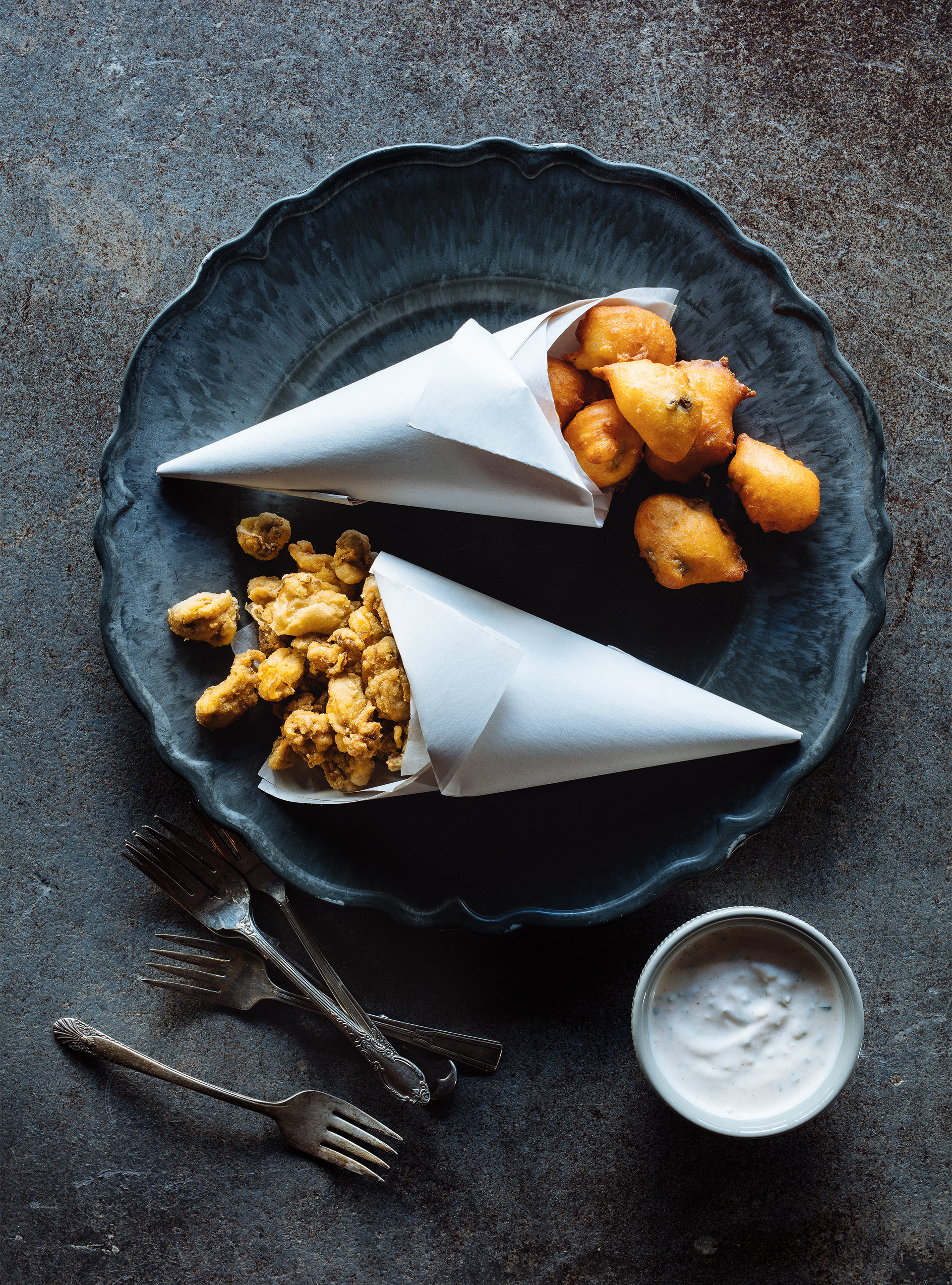 Oyster Corn Fritters