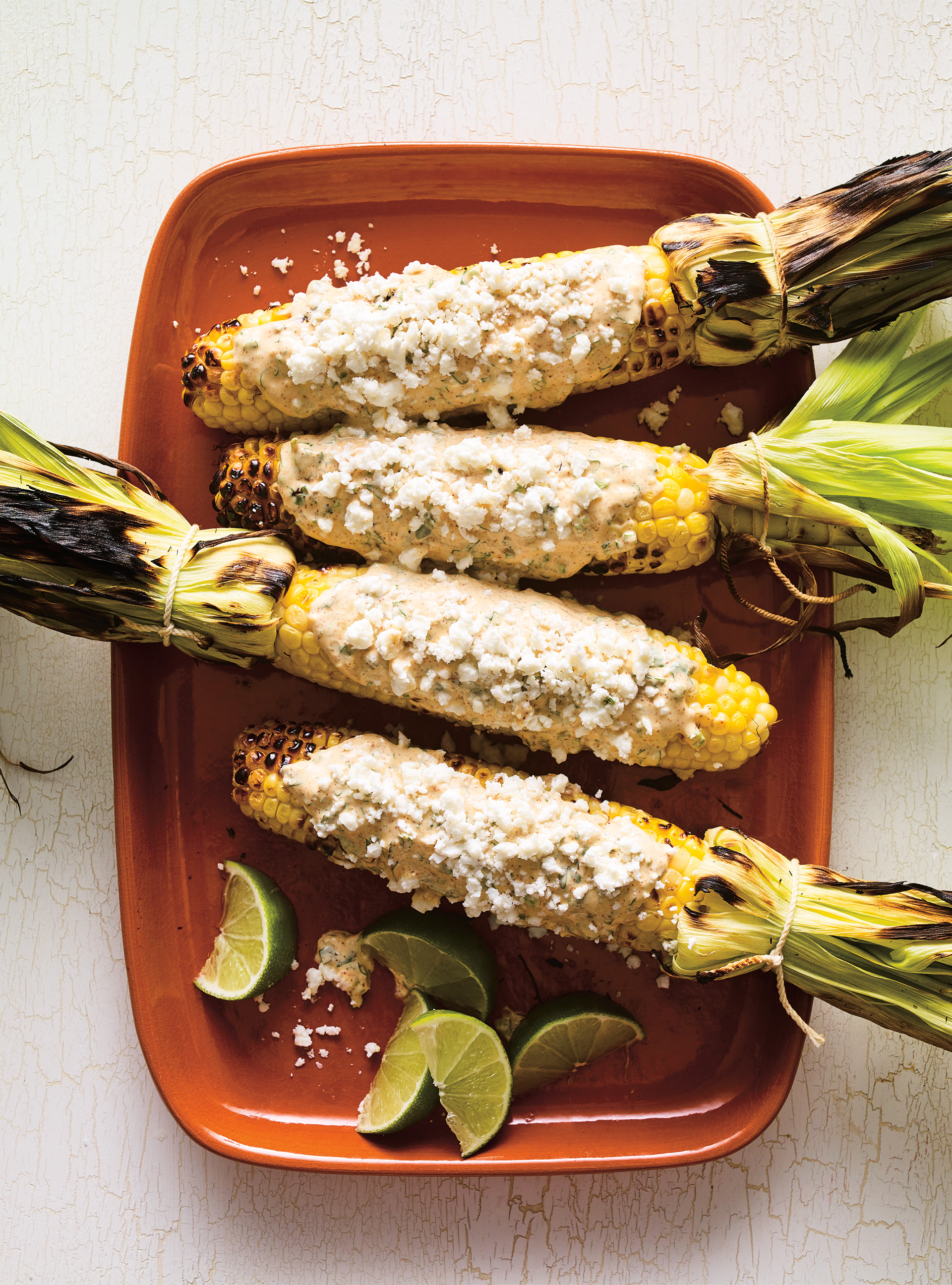 Elotes a la Parrilla  (Grilled Corn on the Cob)
