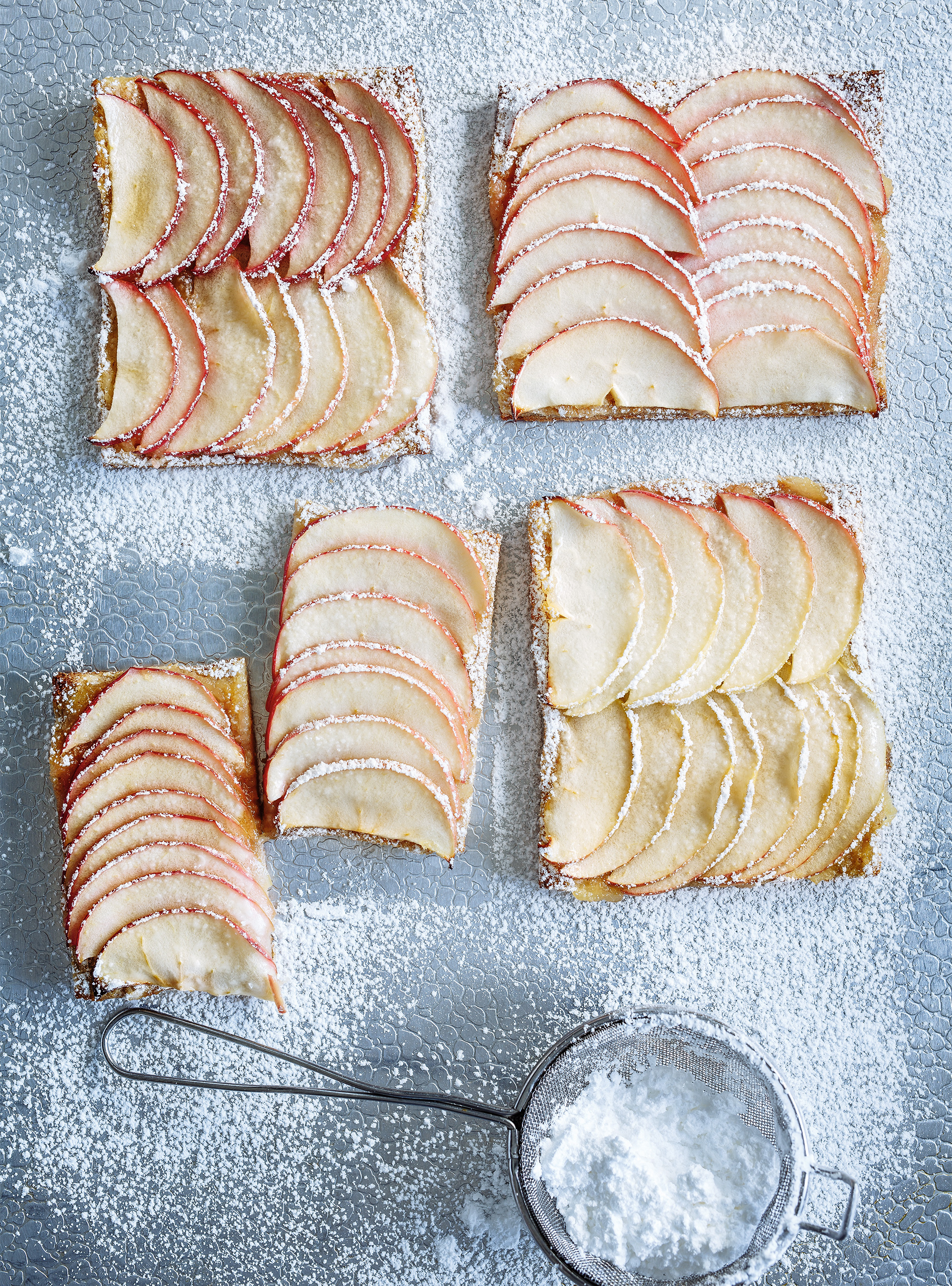 Tartines chaudes aux pommes