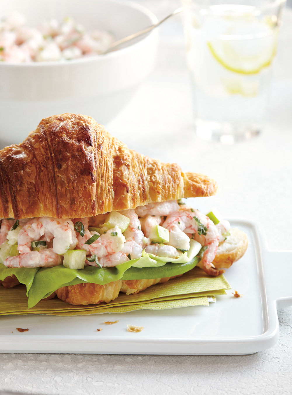 Nordic Shrimp Croissant Sandwiches