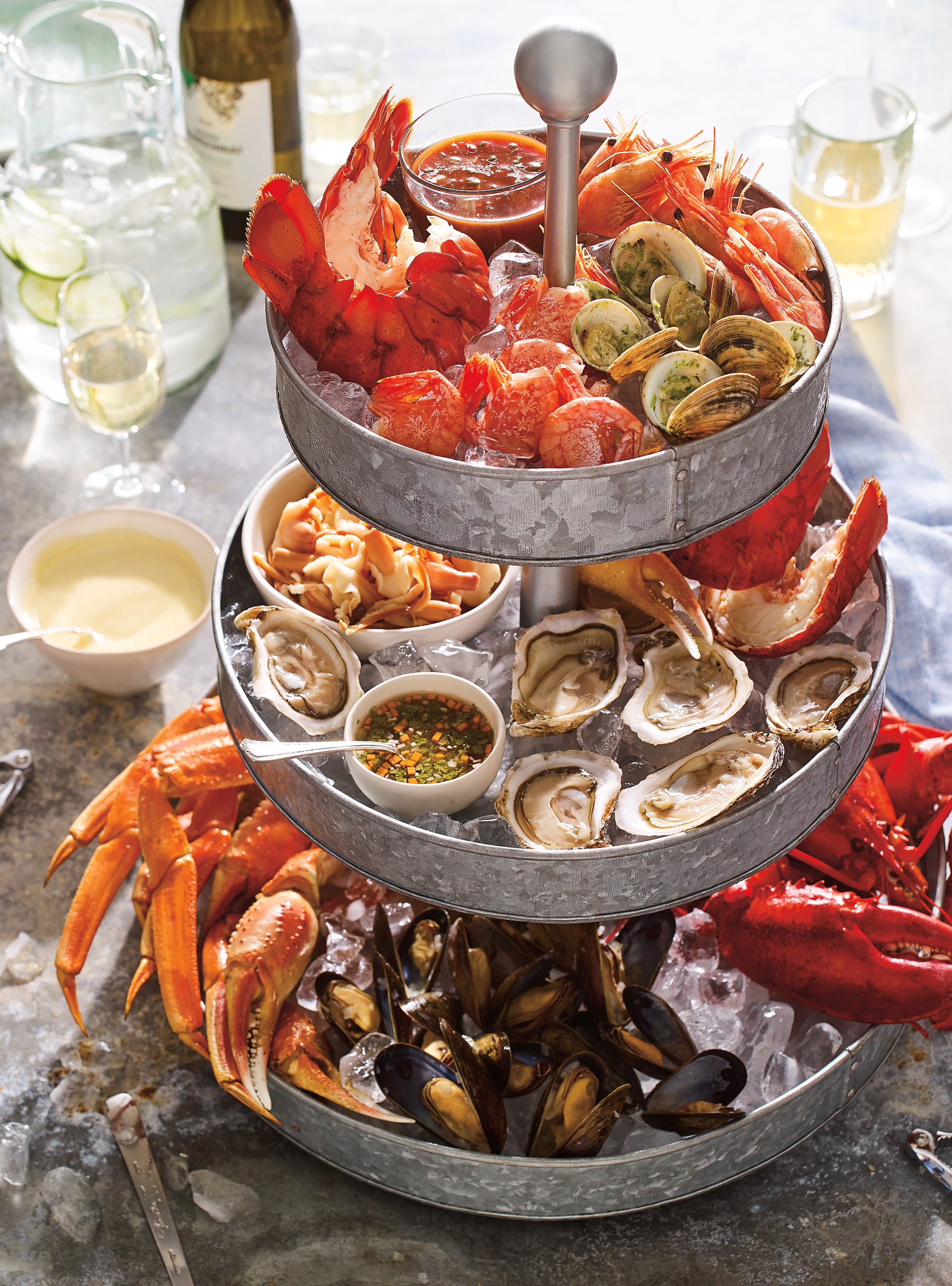 What we put on our seafood platter