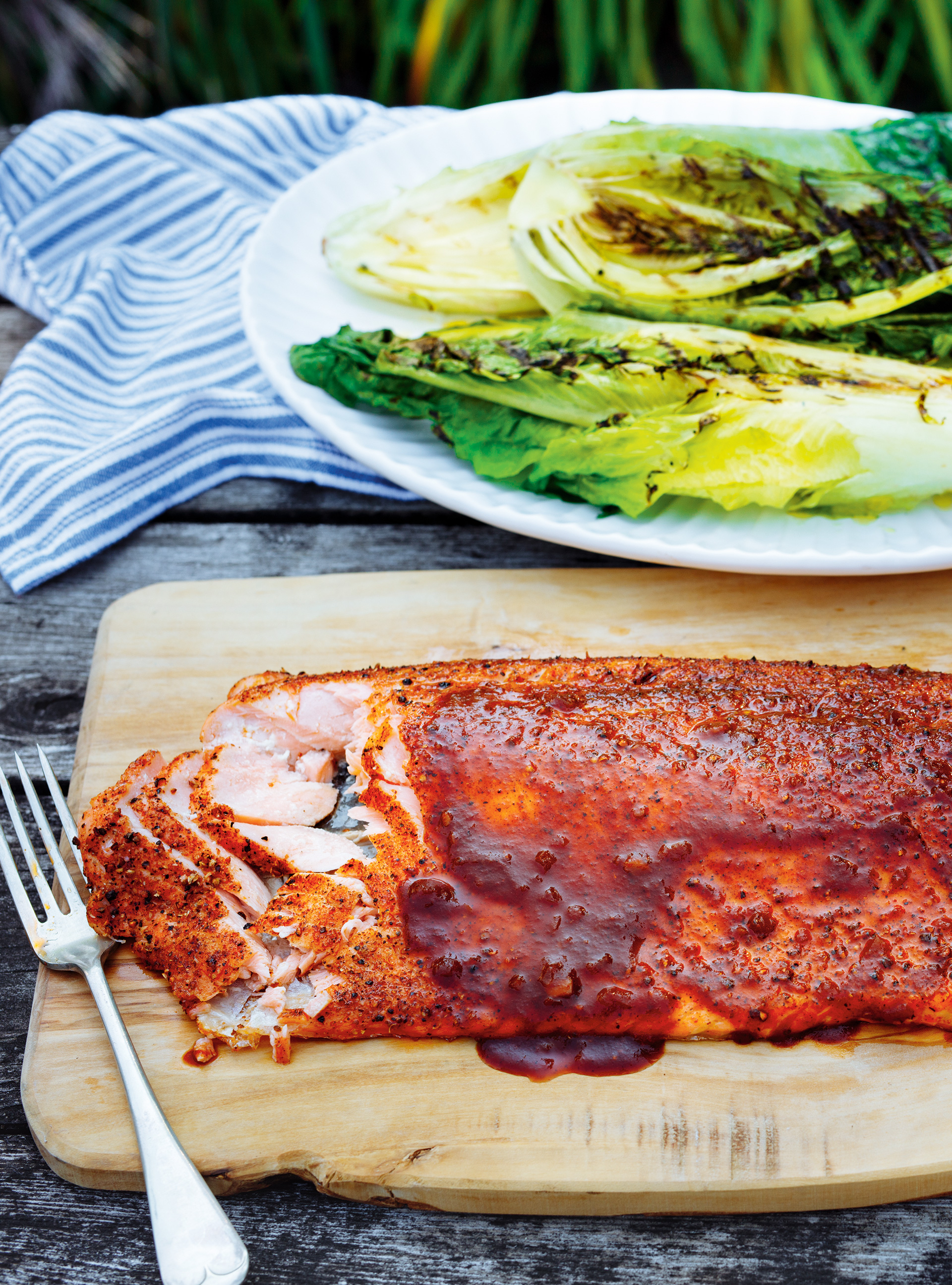 Whole Grilled Salmon Fillet