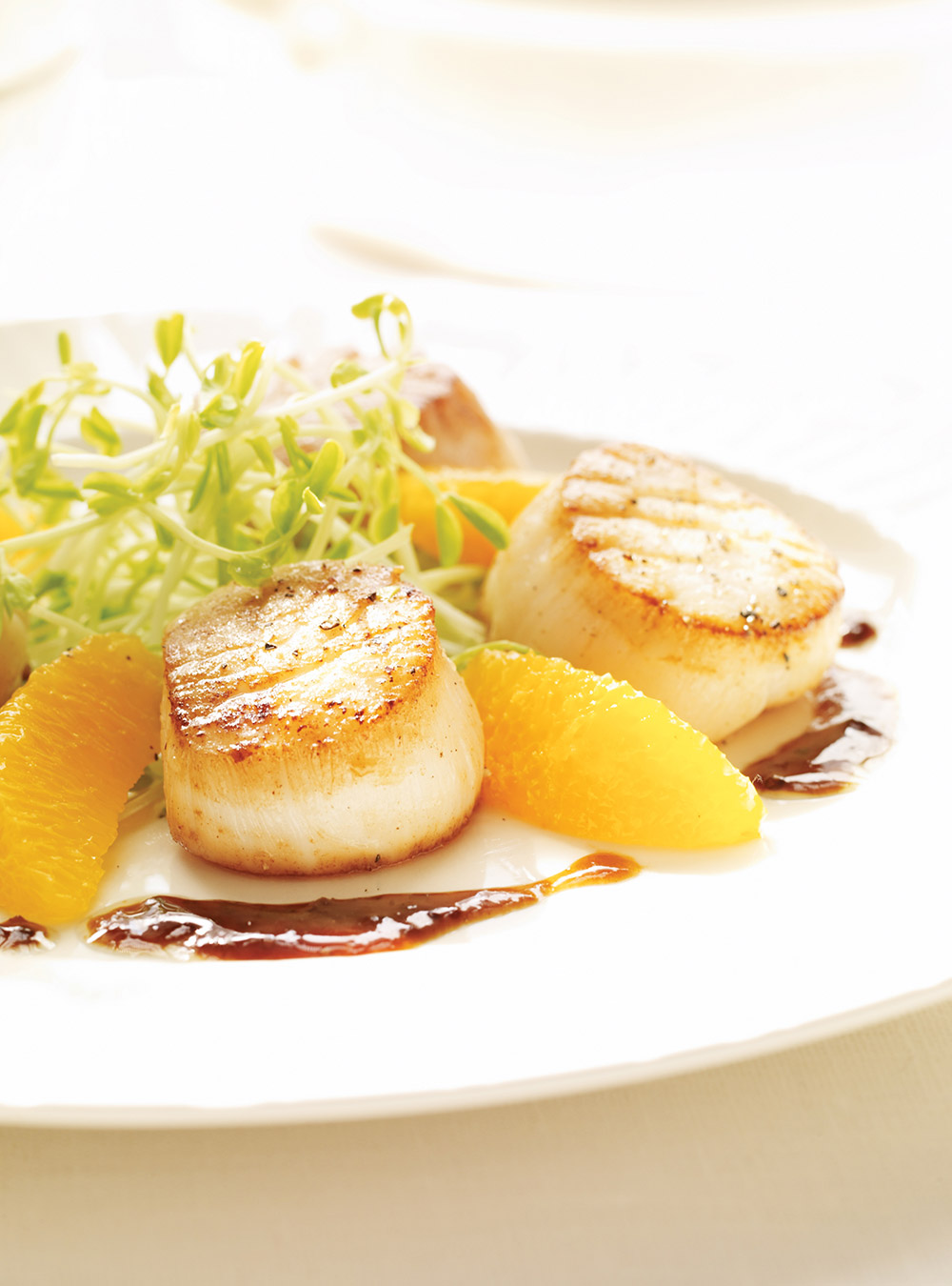 Scallops with Orange Butter