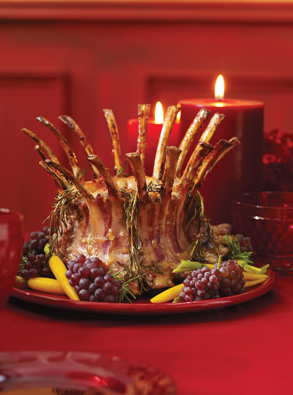 Crowned Rack of Lamb with Quince and Rosemary