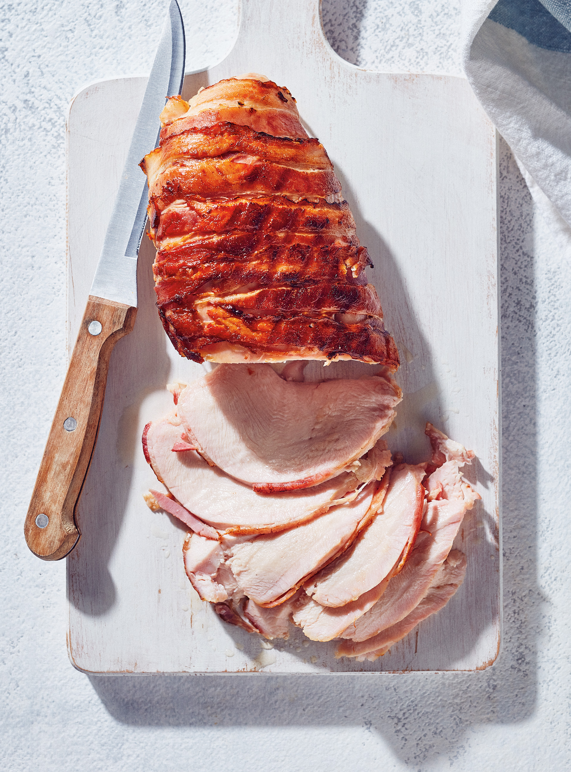 Sous Vide Turkey Roast with Bacon