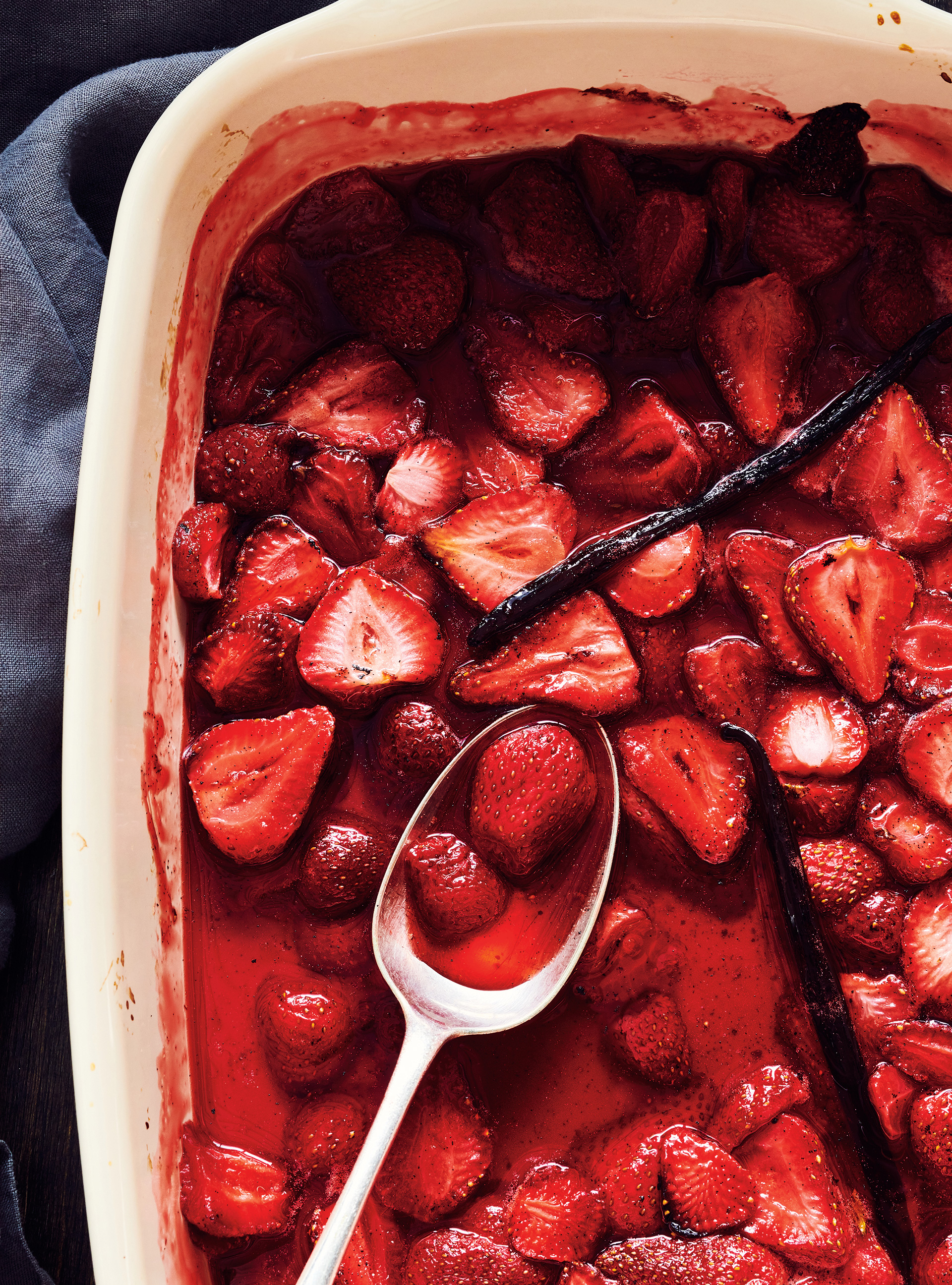 Confiture de fraises rôties