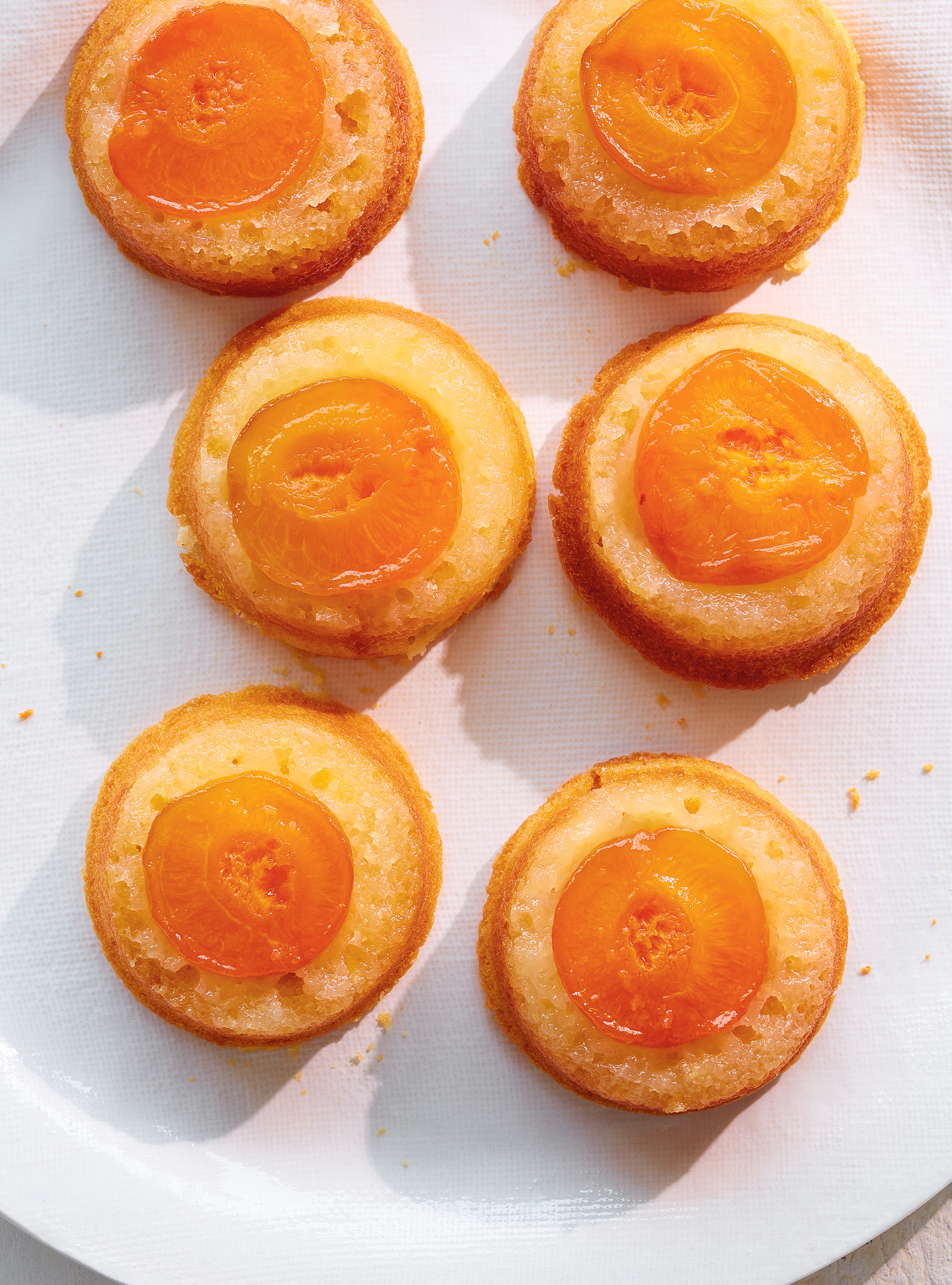 Apricot Upside-Down Cakes on the Grill