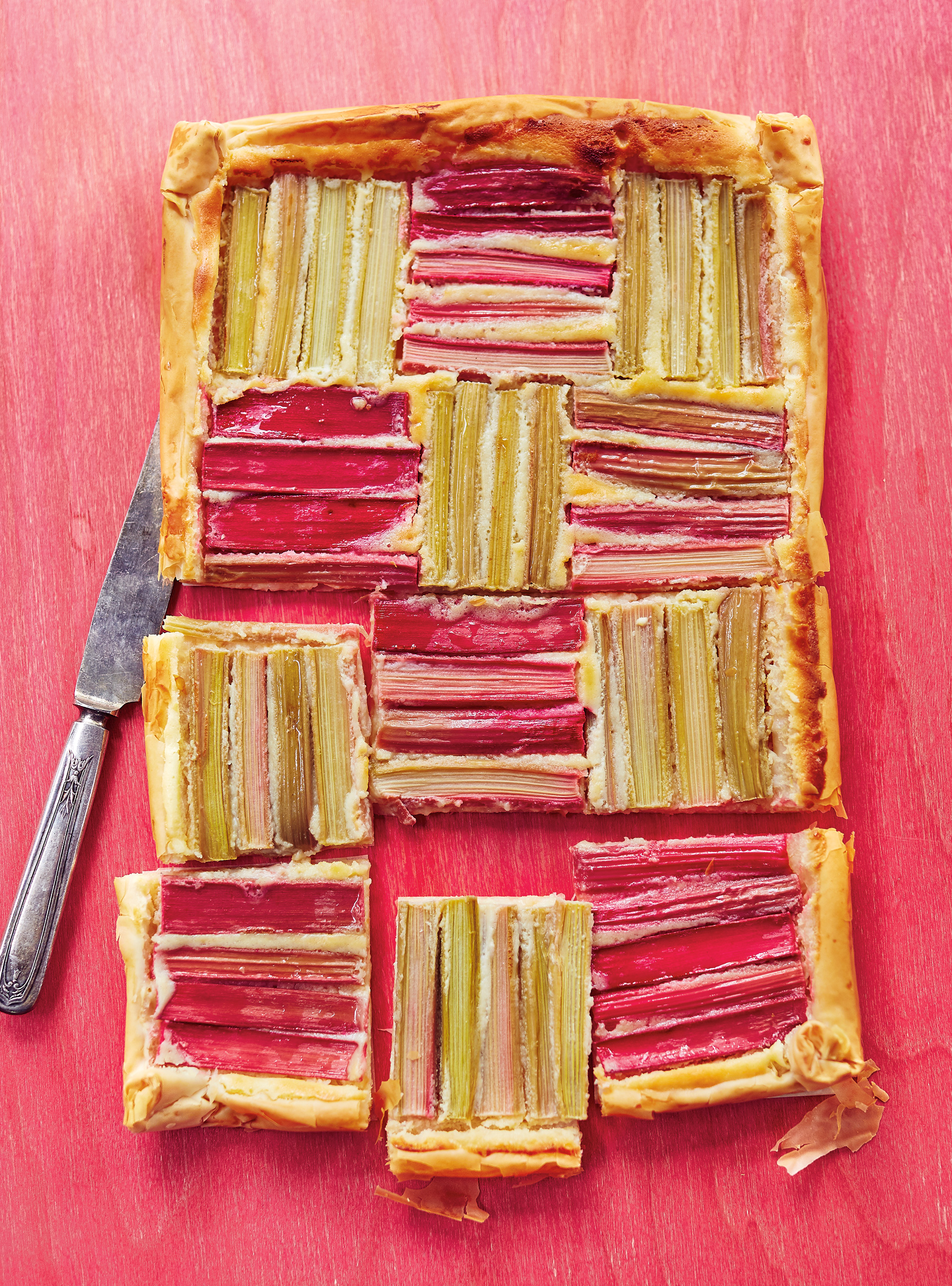 Rhubarb and Cream Cheese Pastry