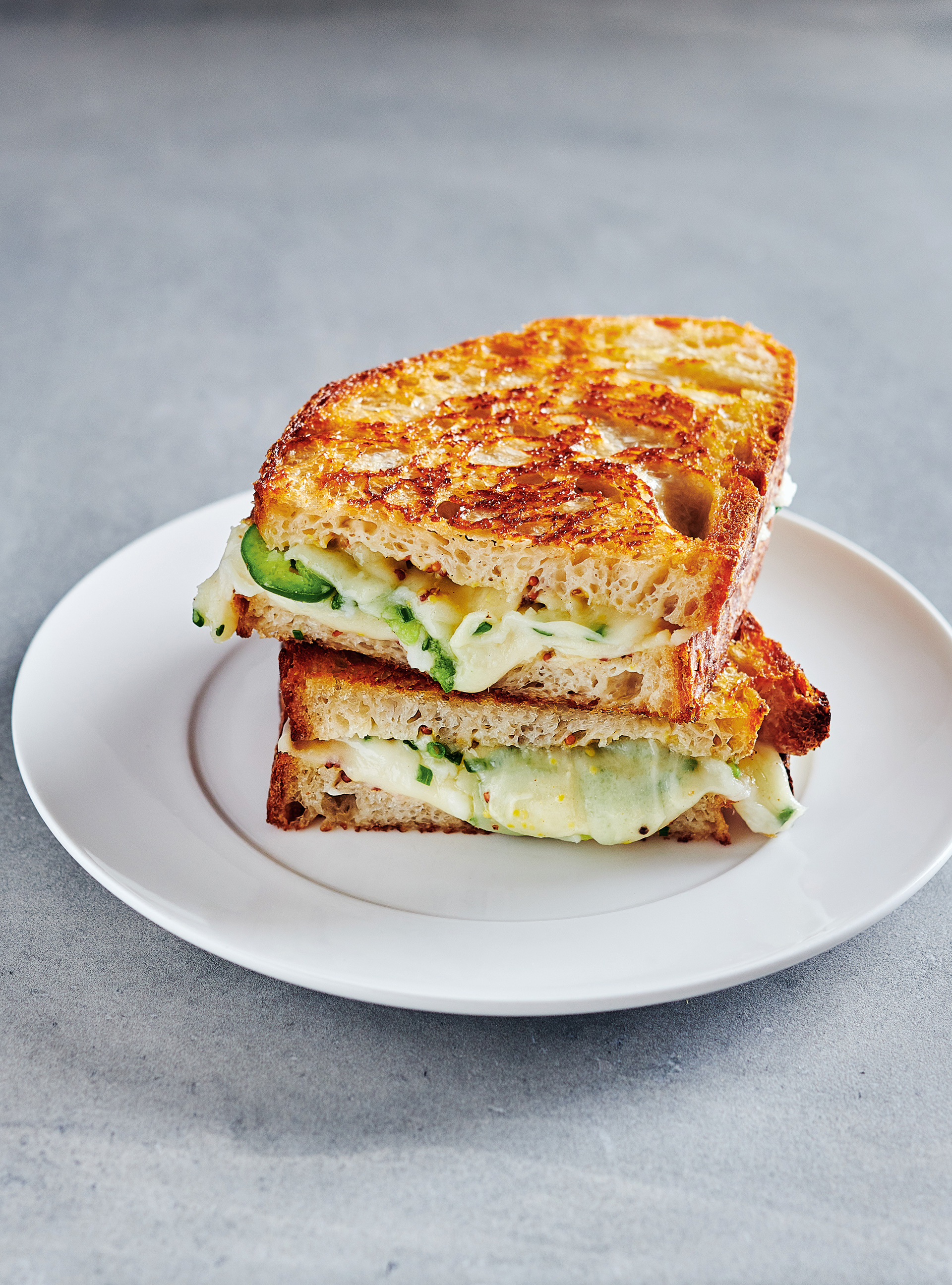 Mashed Potato and Gruyère Grilled Cheese