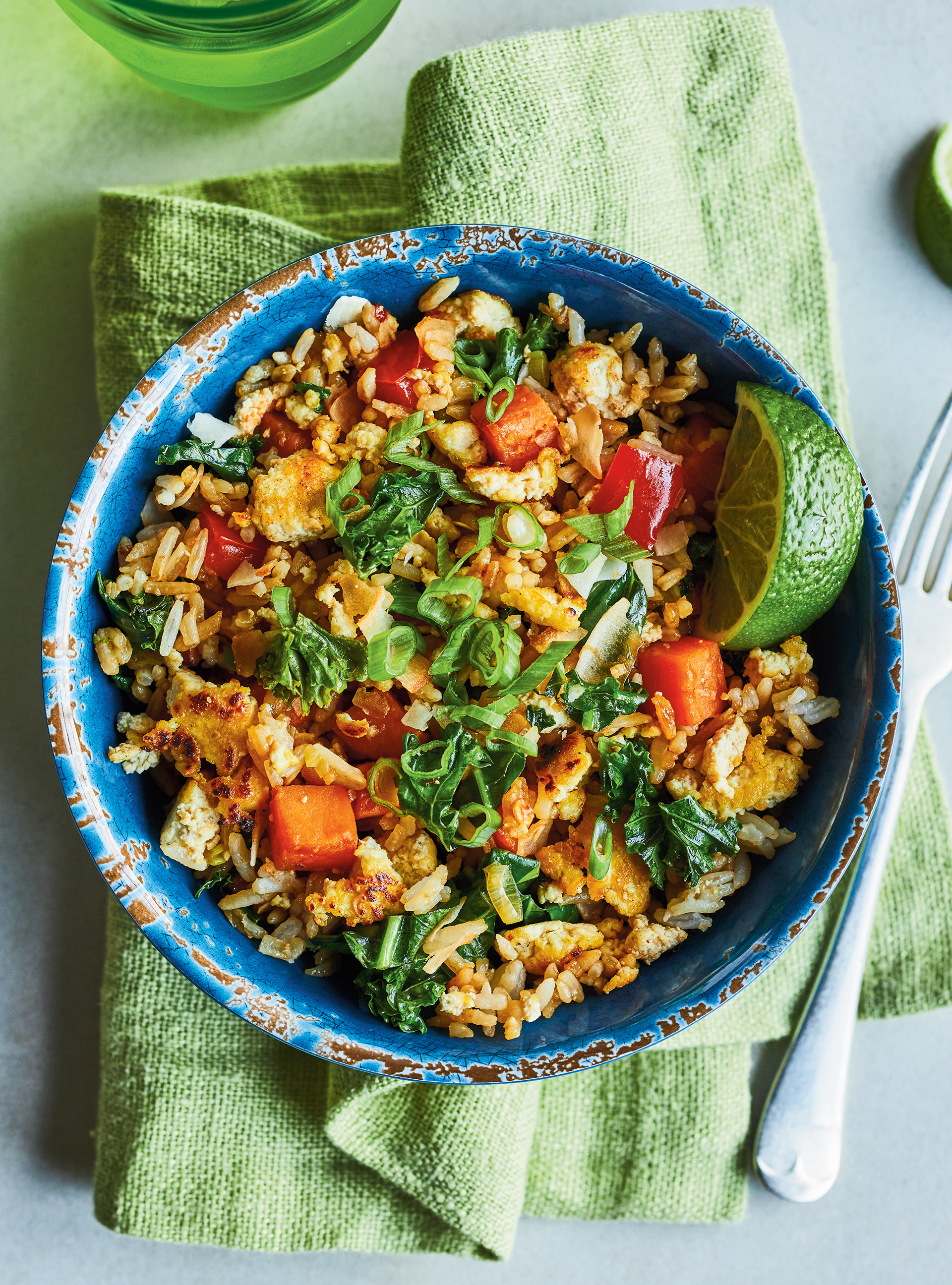 Tofu and Vegetable Fried Rice