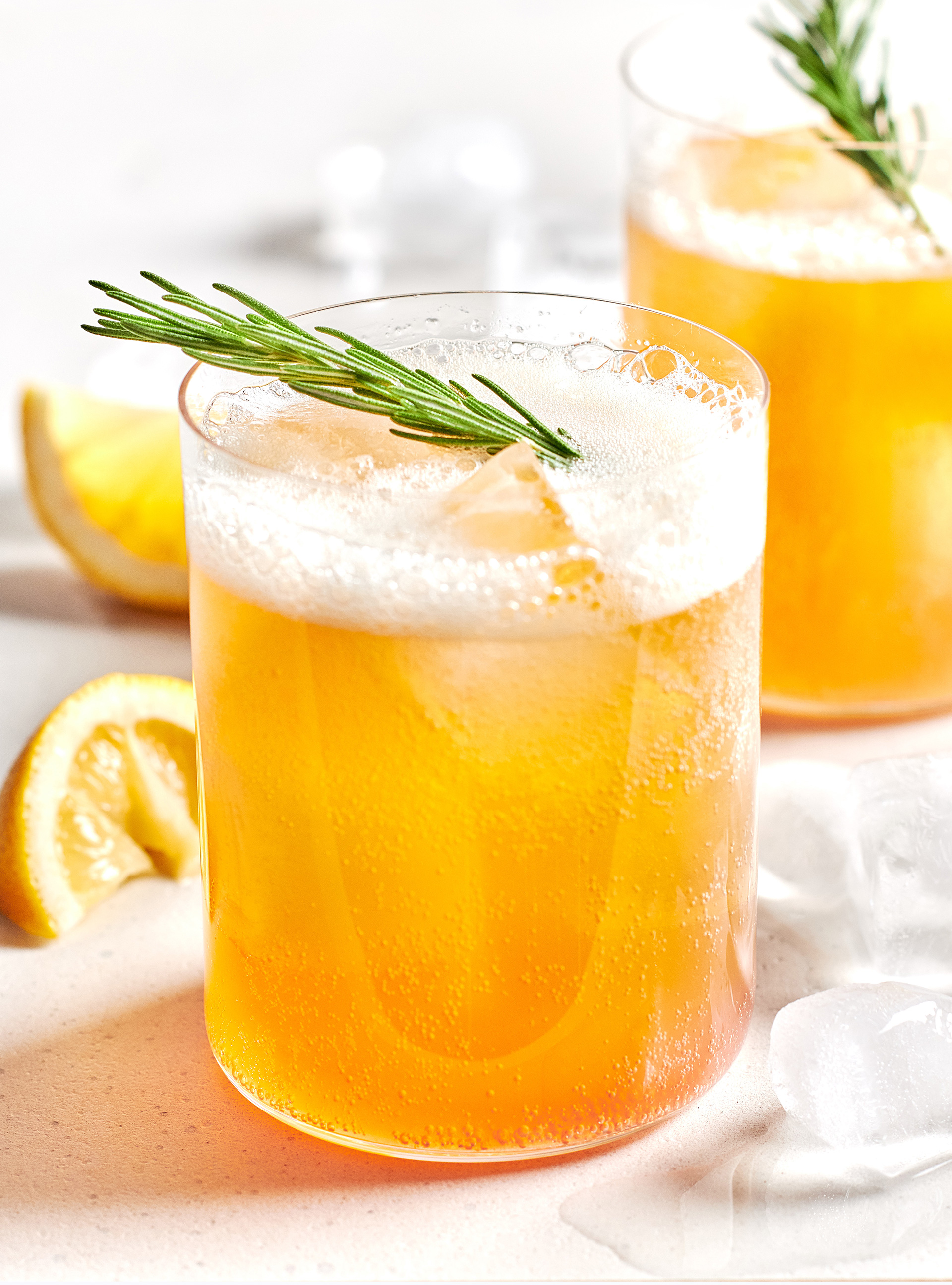Beer, Spruce and Grapefruit Cocktail