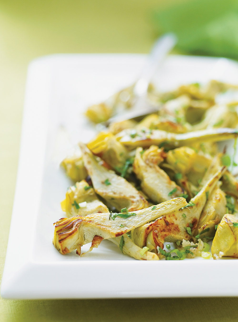 Pan-Roasted Artichokes with Herbs