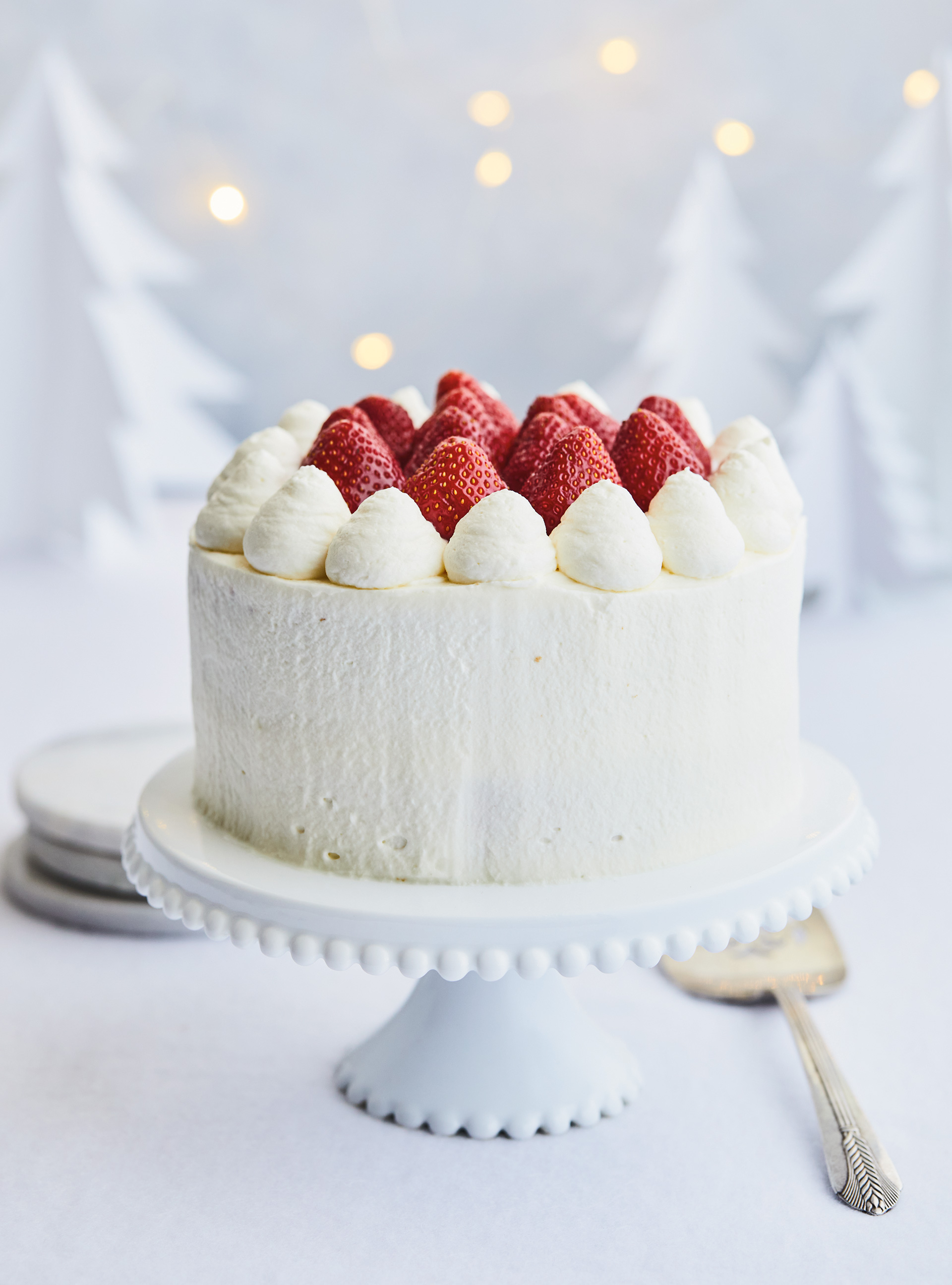 Strawberry Cake with Cream Cheese Frosting - The Seasoned Mom