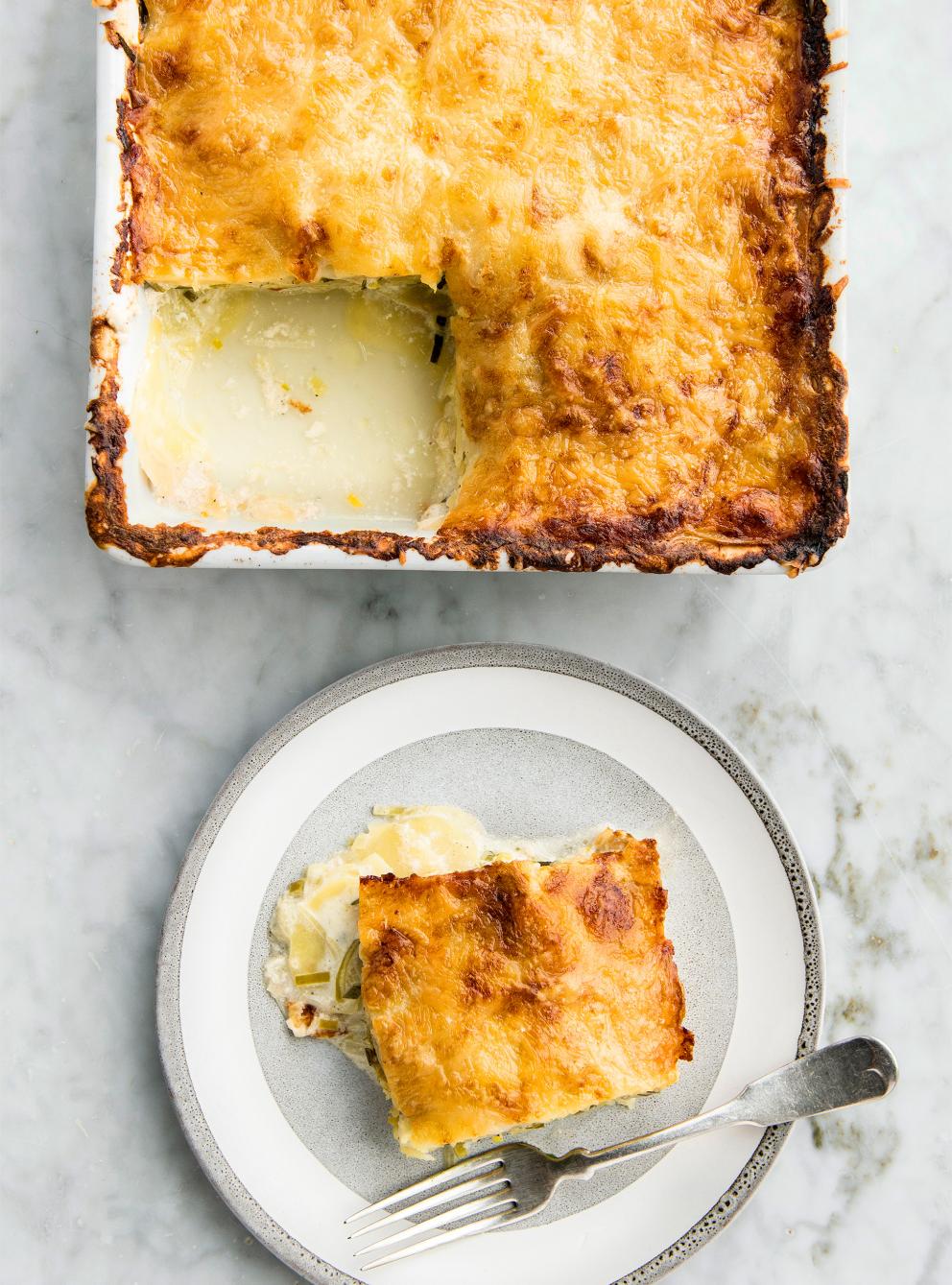 Gratin de pommes de terre et poireaux RICARDO