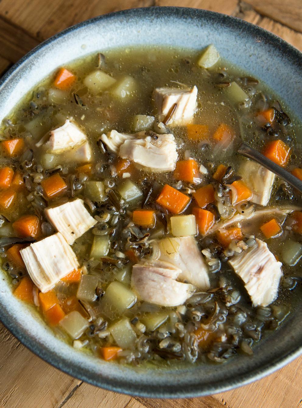 Chicken and Wild Rice Soup RICARDO