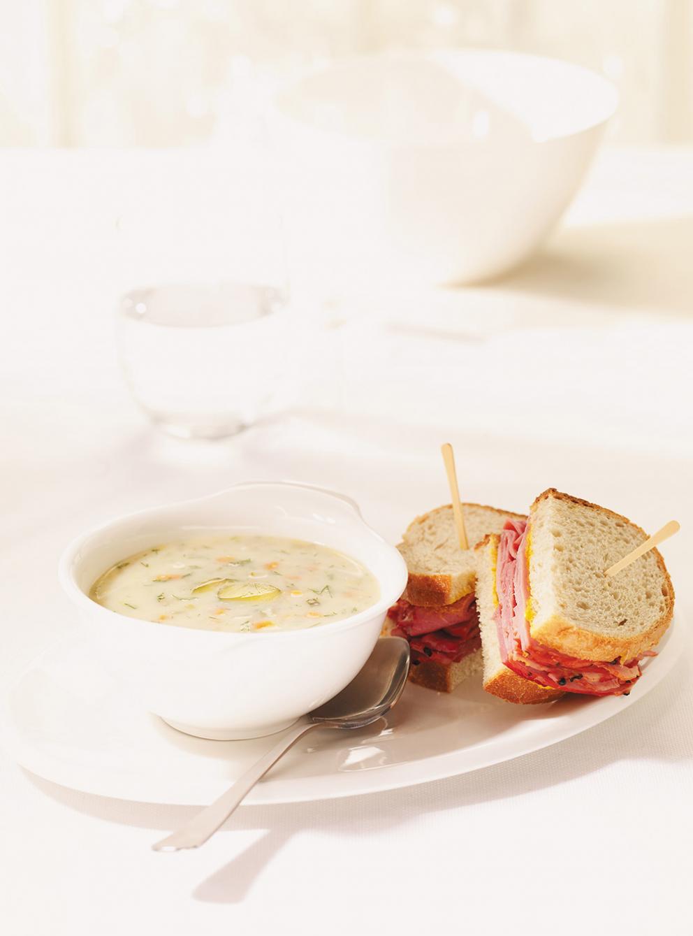 Soupe aux cornichons à RICARDO