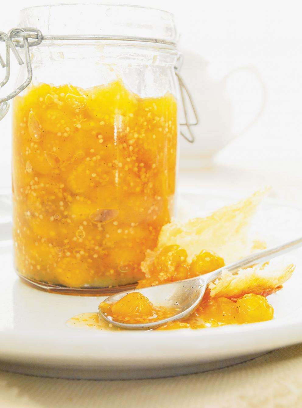 Compote de cerises de terre à la vanille RICARDO