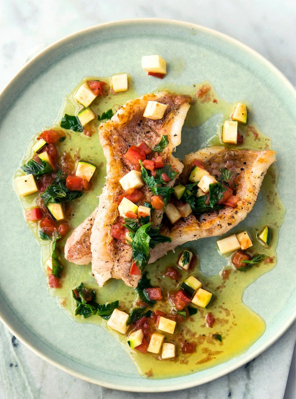Fish with Sauce Vierge RICARDO