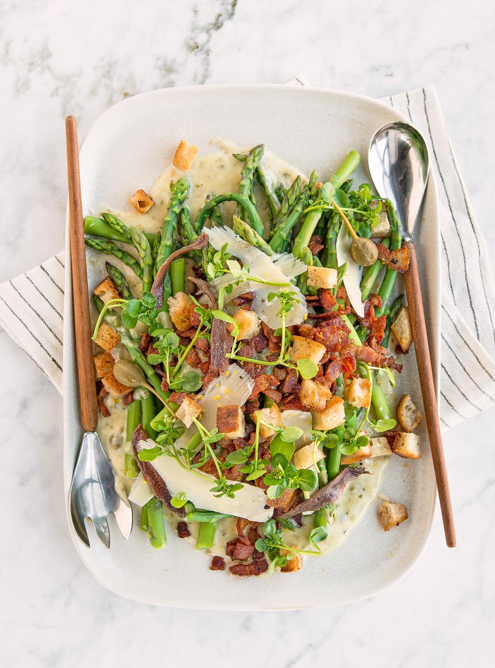 Asparagus Caesar Salad RICARDO