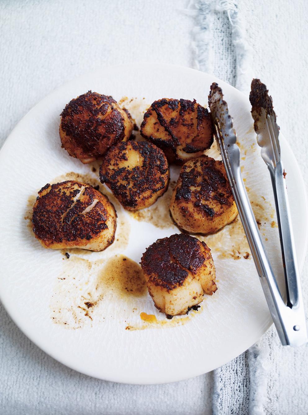 Pétoncles noircis blackened RICARDO