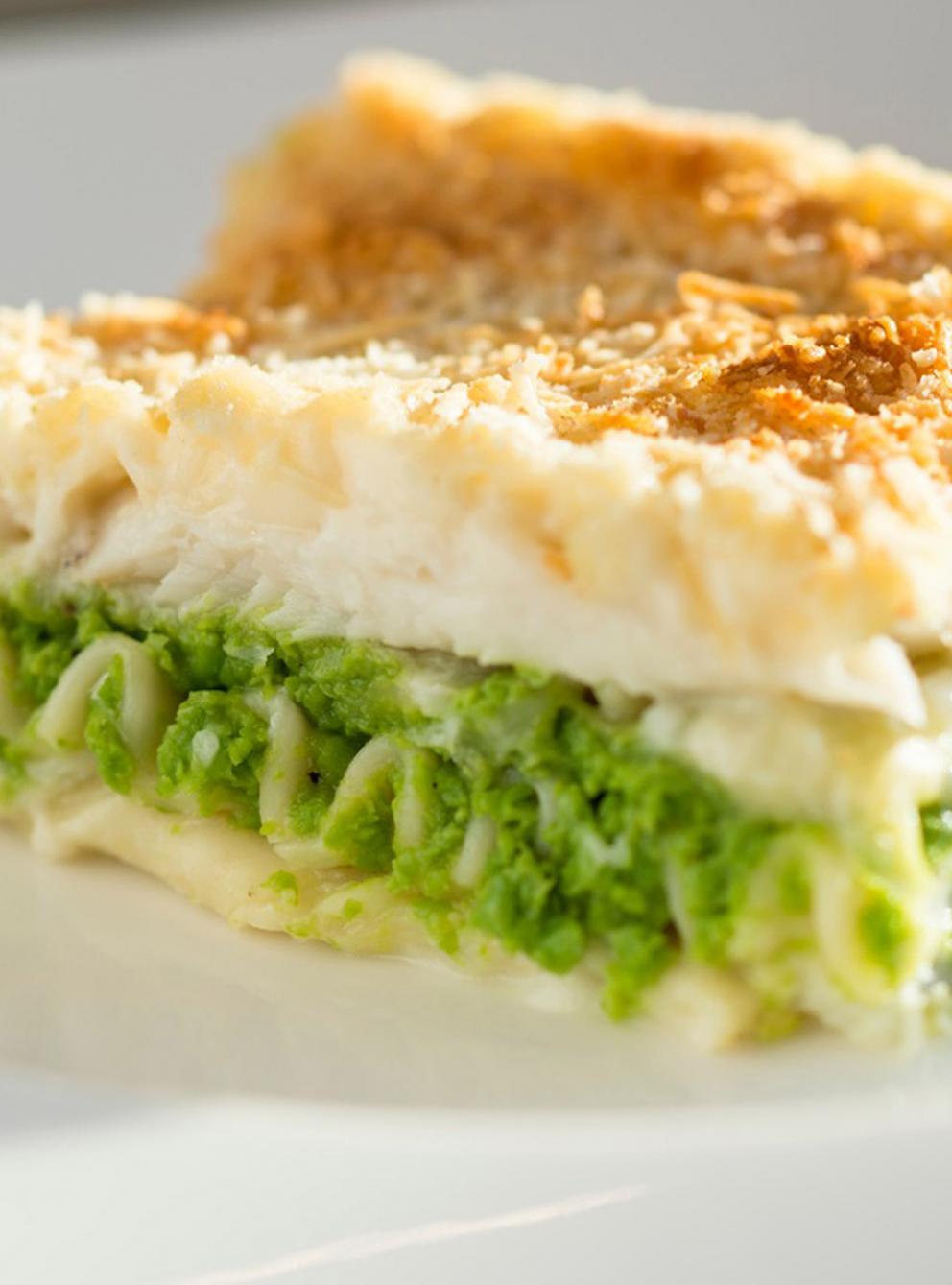 Lasagne aux petits pois et au poisson | RICARDO