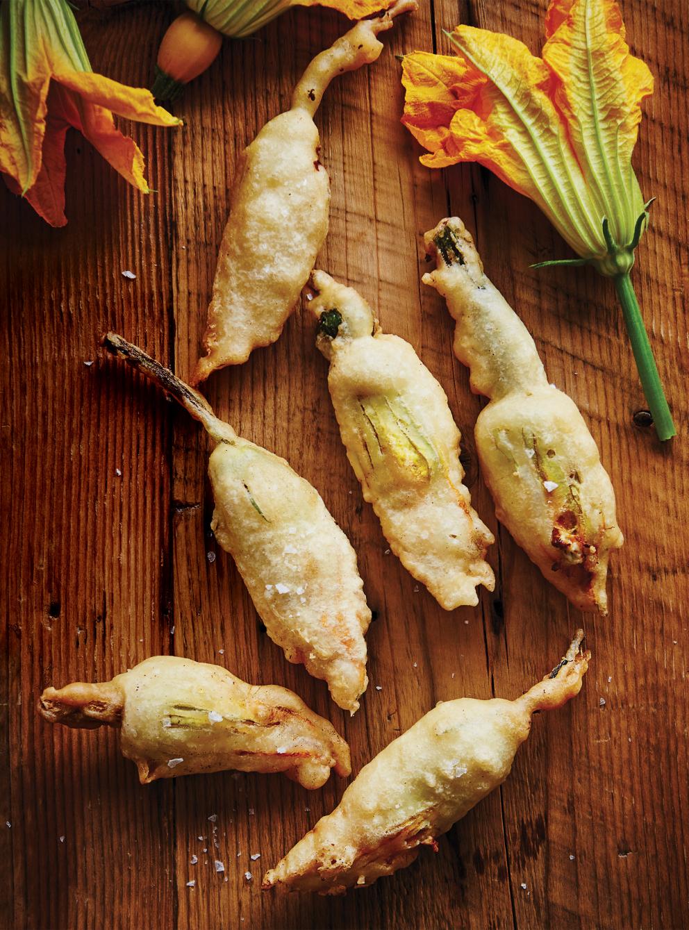 Fried Stuffed Zucchini Blossoms RICARDO