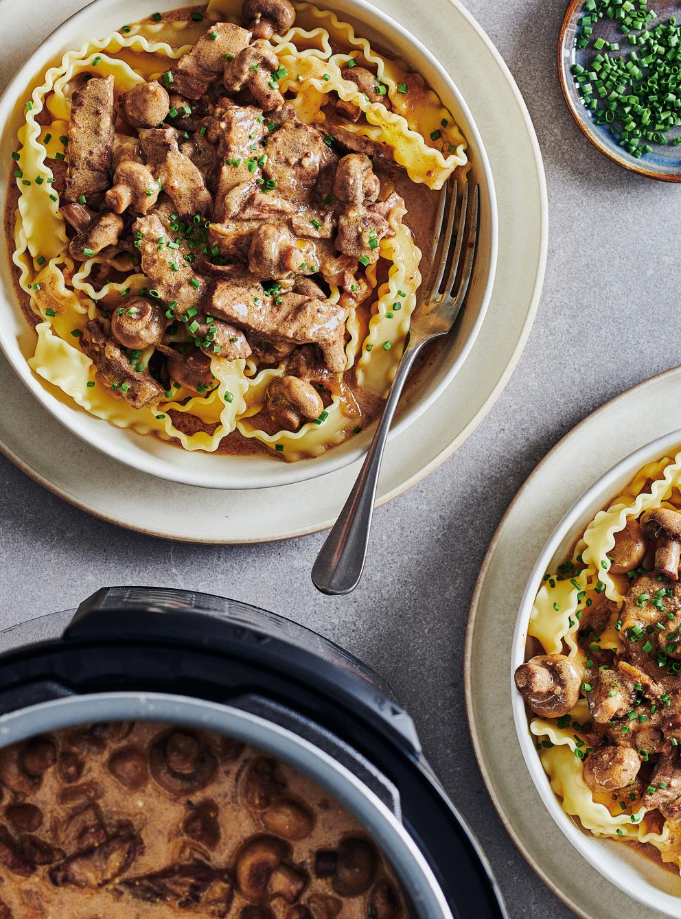 Pressure Cooker Beef Stroganoff RICARDO