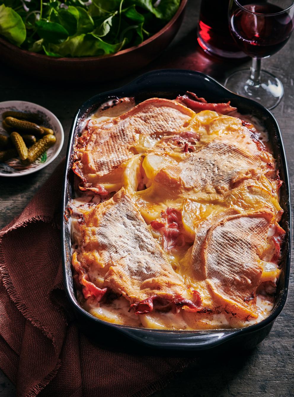 Gratin de pommes de terre au jambon RICARDO