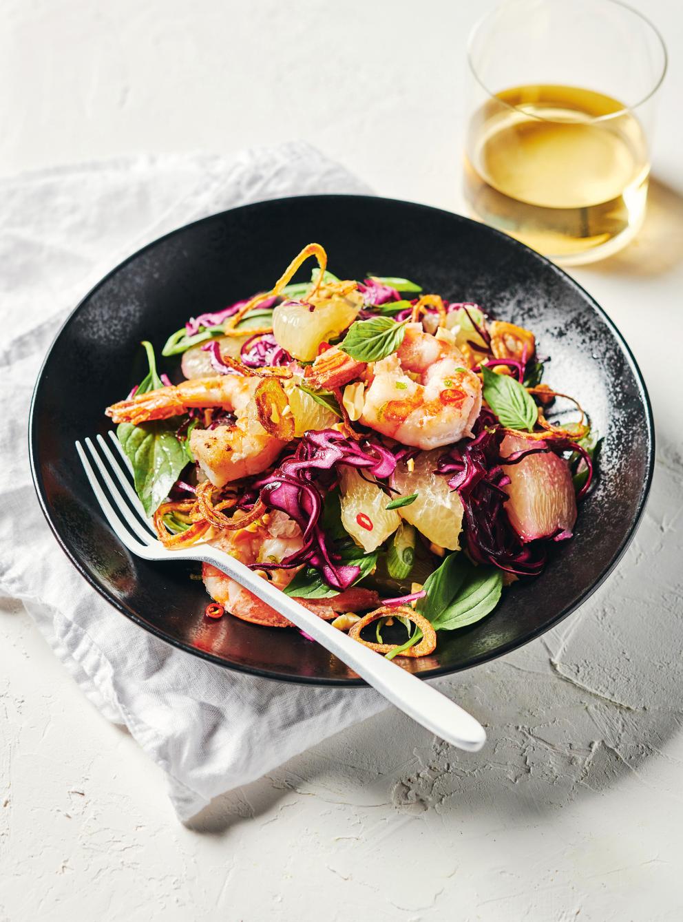 Salade de pomélo thaïe aux crevettes RICARDO