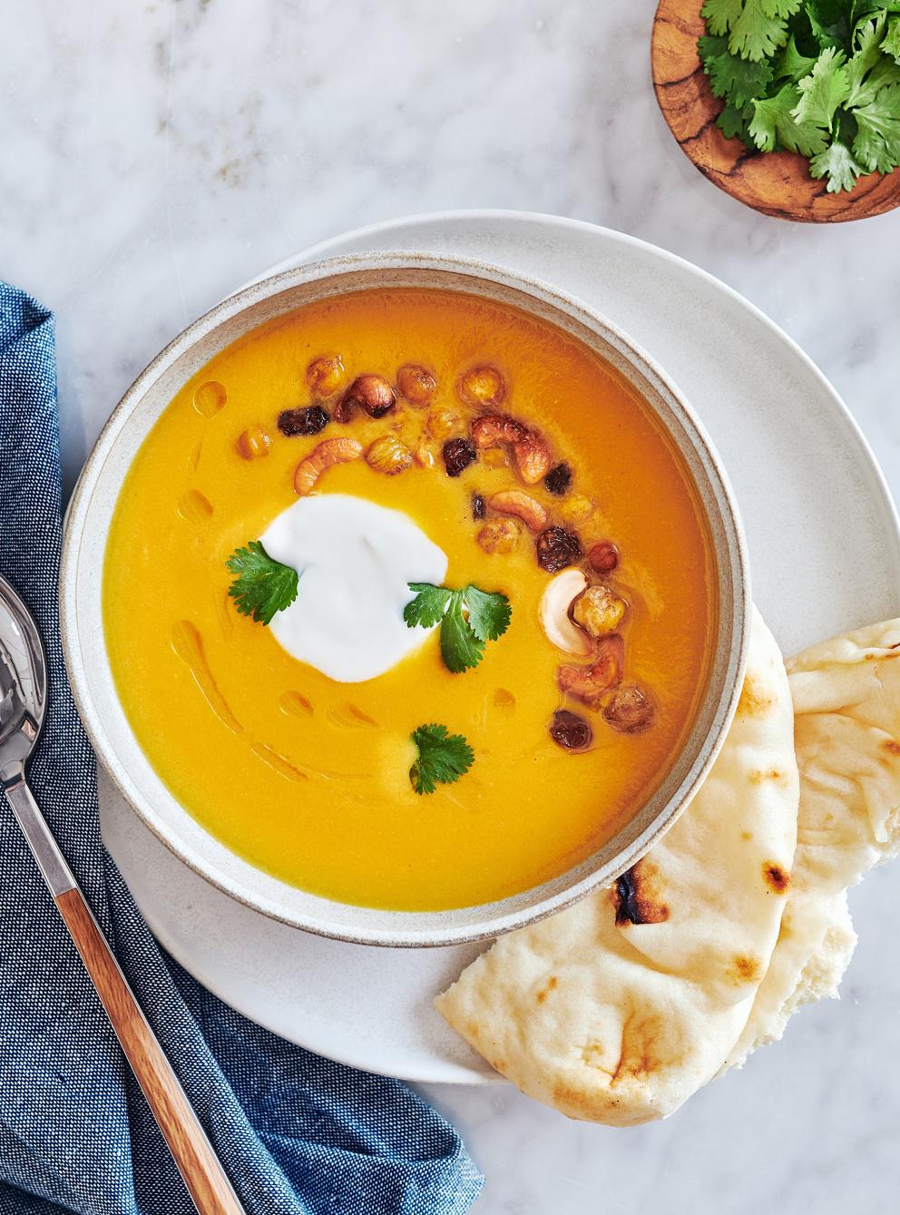 Soupe à la patate douce et au cari | RICARDO