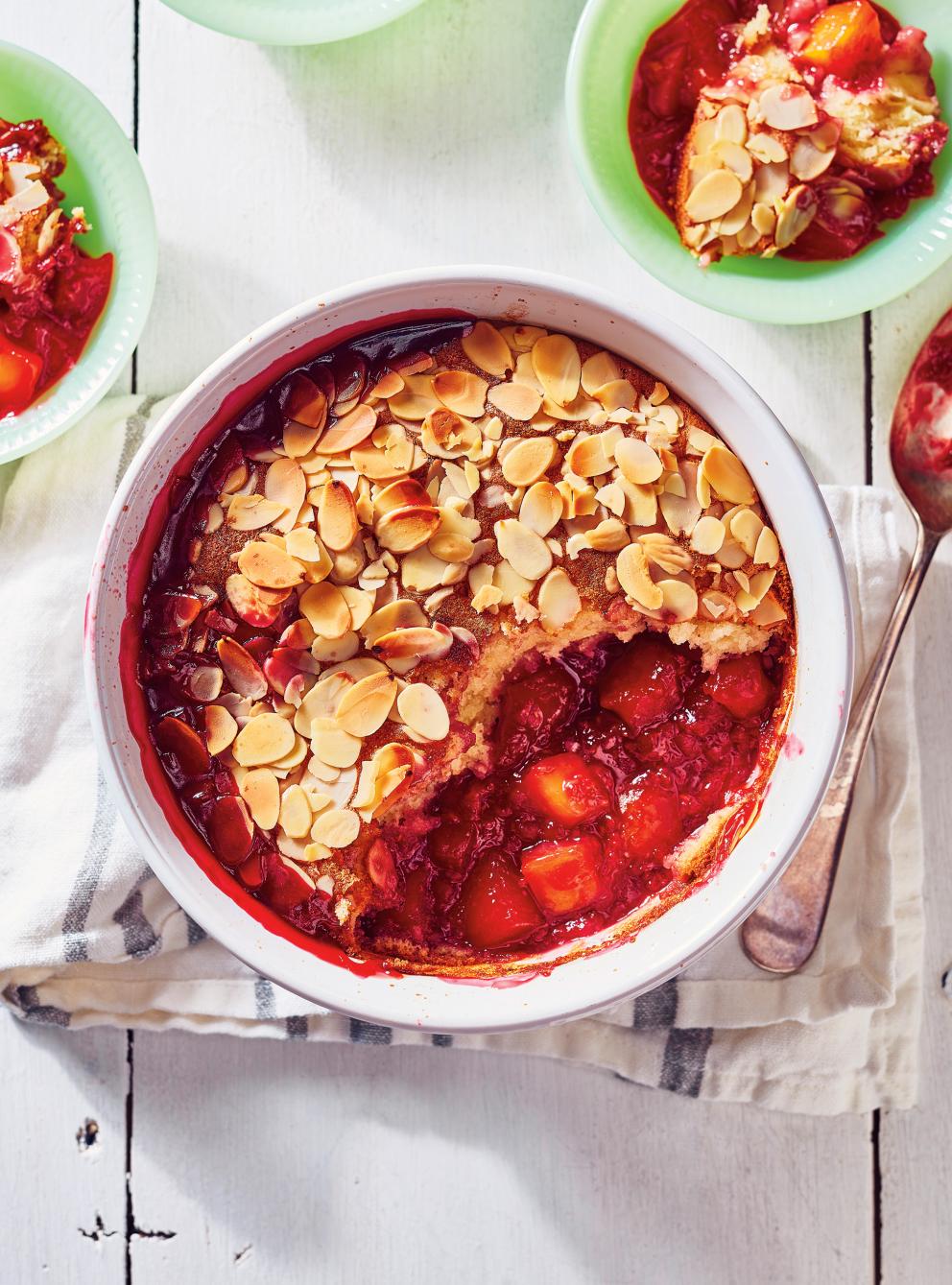 Pouding aux framboises, à la mangue et aux amandes RICARDO