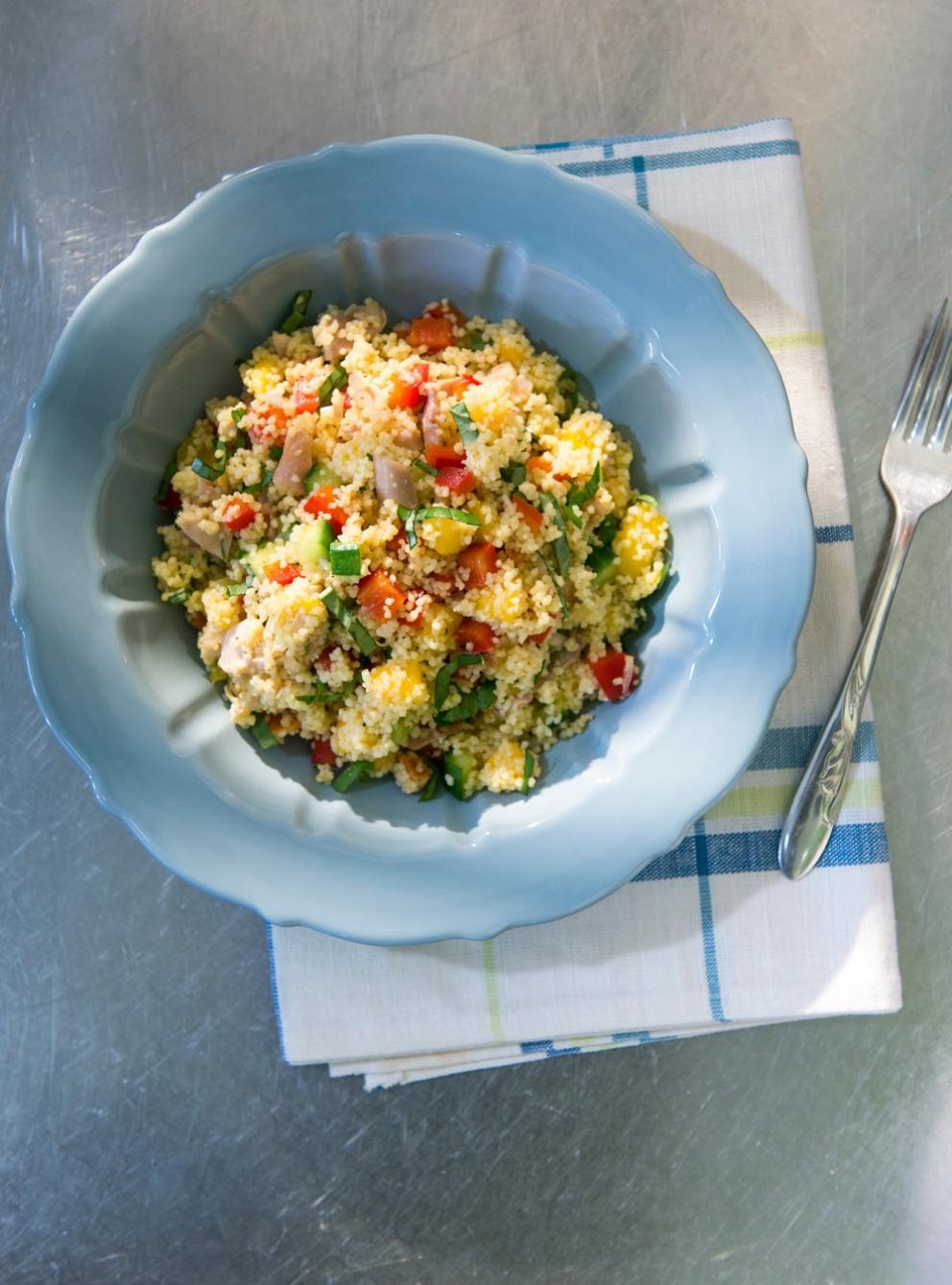 Salade De Couscous De Poulet Et De Mangue Ricardo