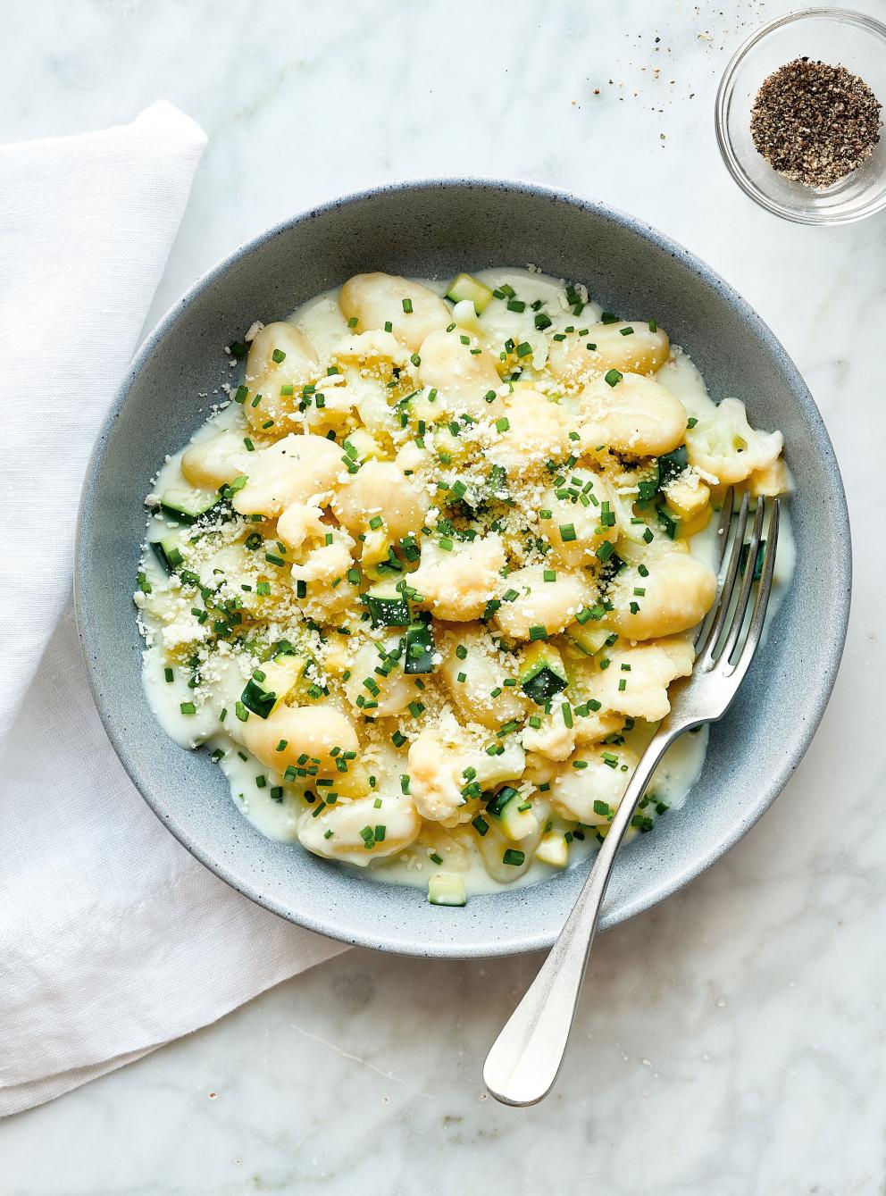 Cheese, Zucchini and Cauliflower Gnocchi | RICARDO