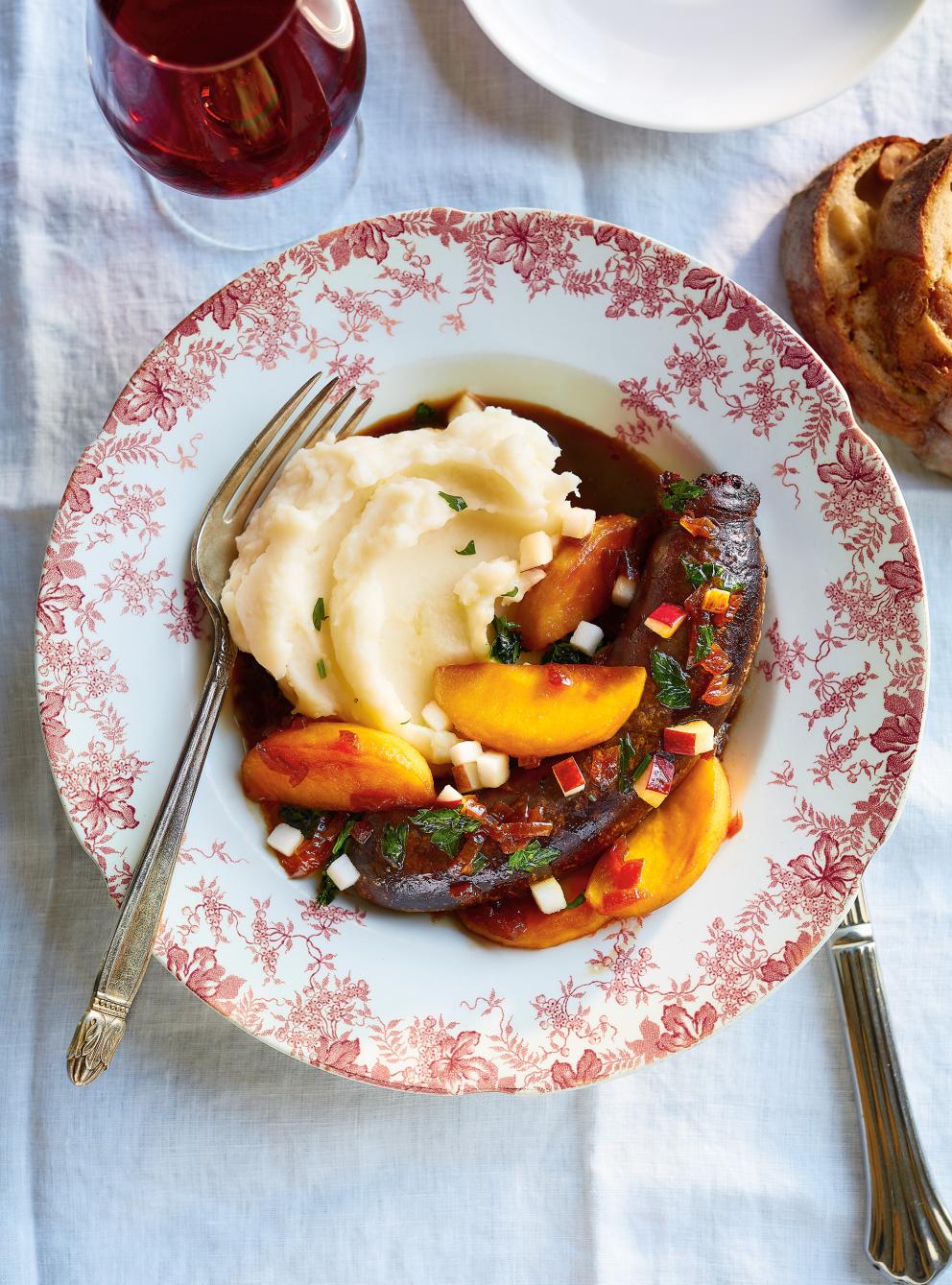 Boudin et sauce aux pommes RICARDO