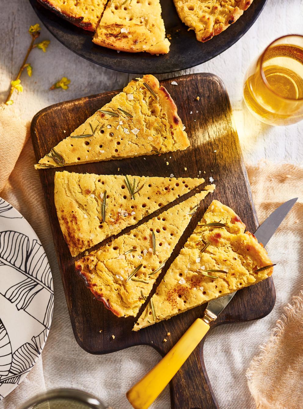 GlutenFree Anise Socca (Chickpea Flour Flatbread) RICARDO