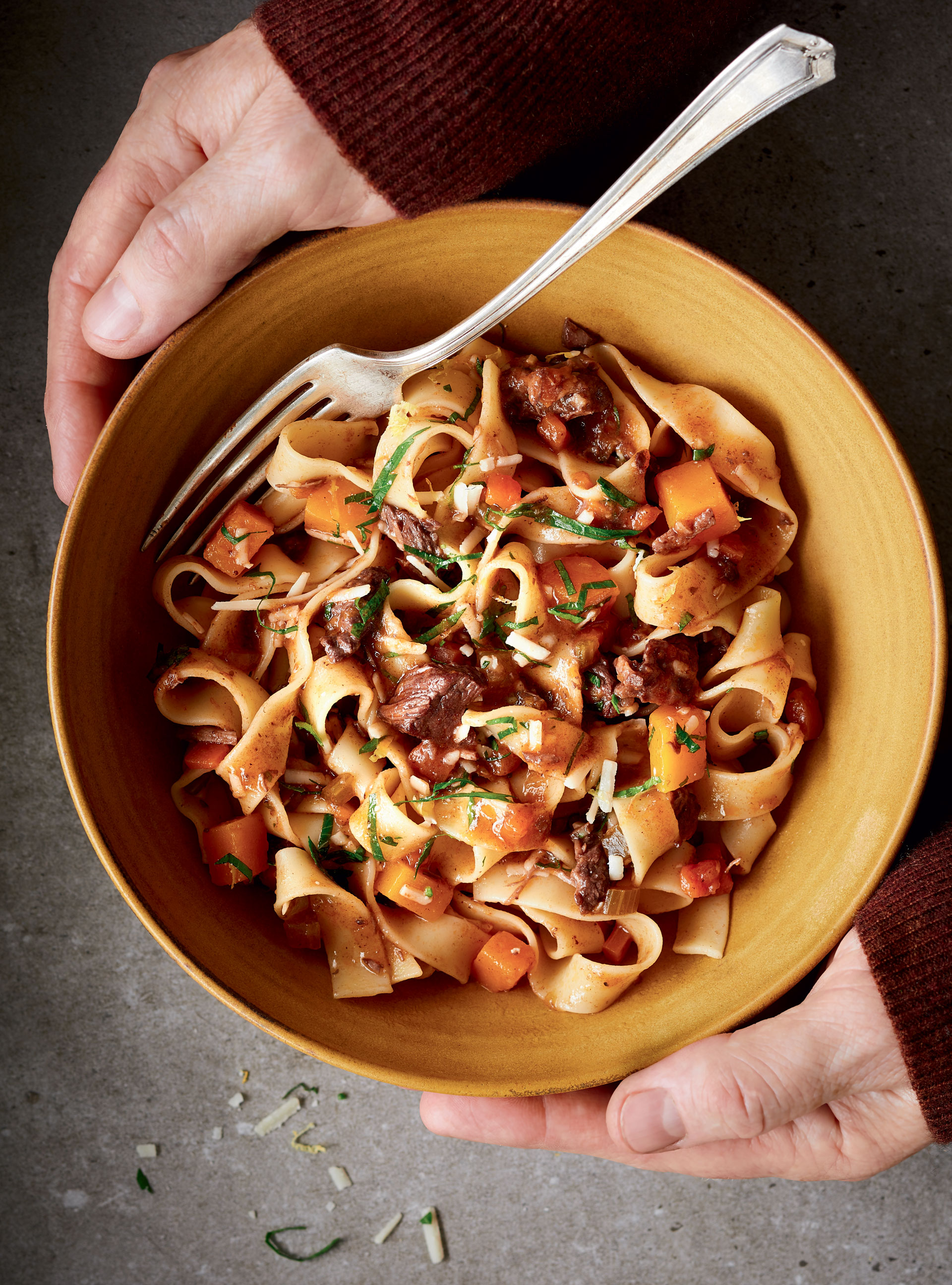 Braised Beef and Squash Pappardelle