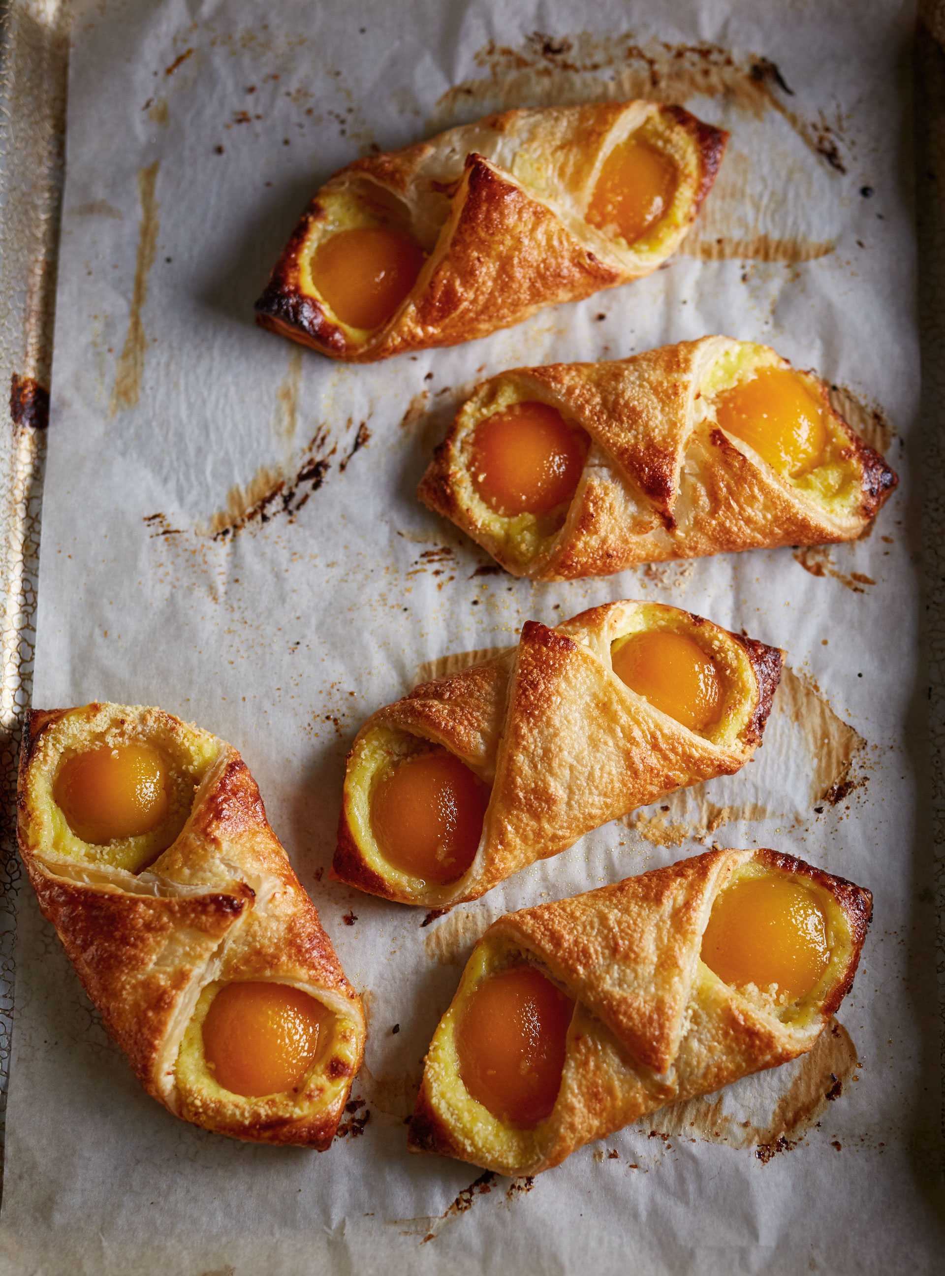 Apricot and Almond Puff Pastries