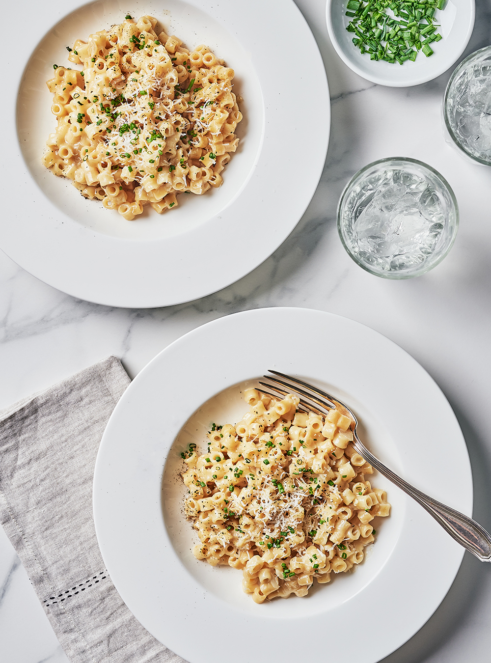 Risotto-Style Pasta with Saint-Honoré Cheese
