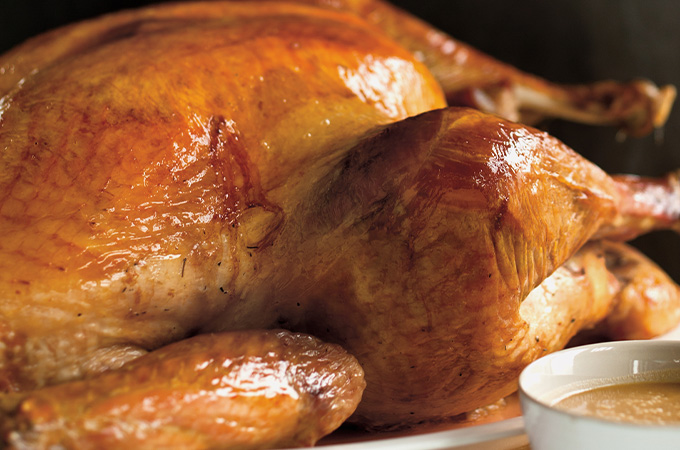 Salt-Rubbed Roasted Turkey